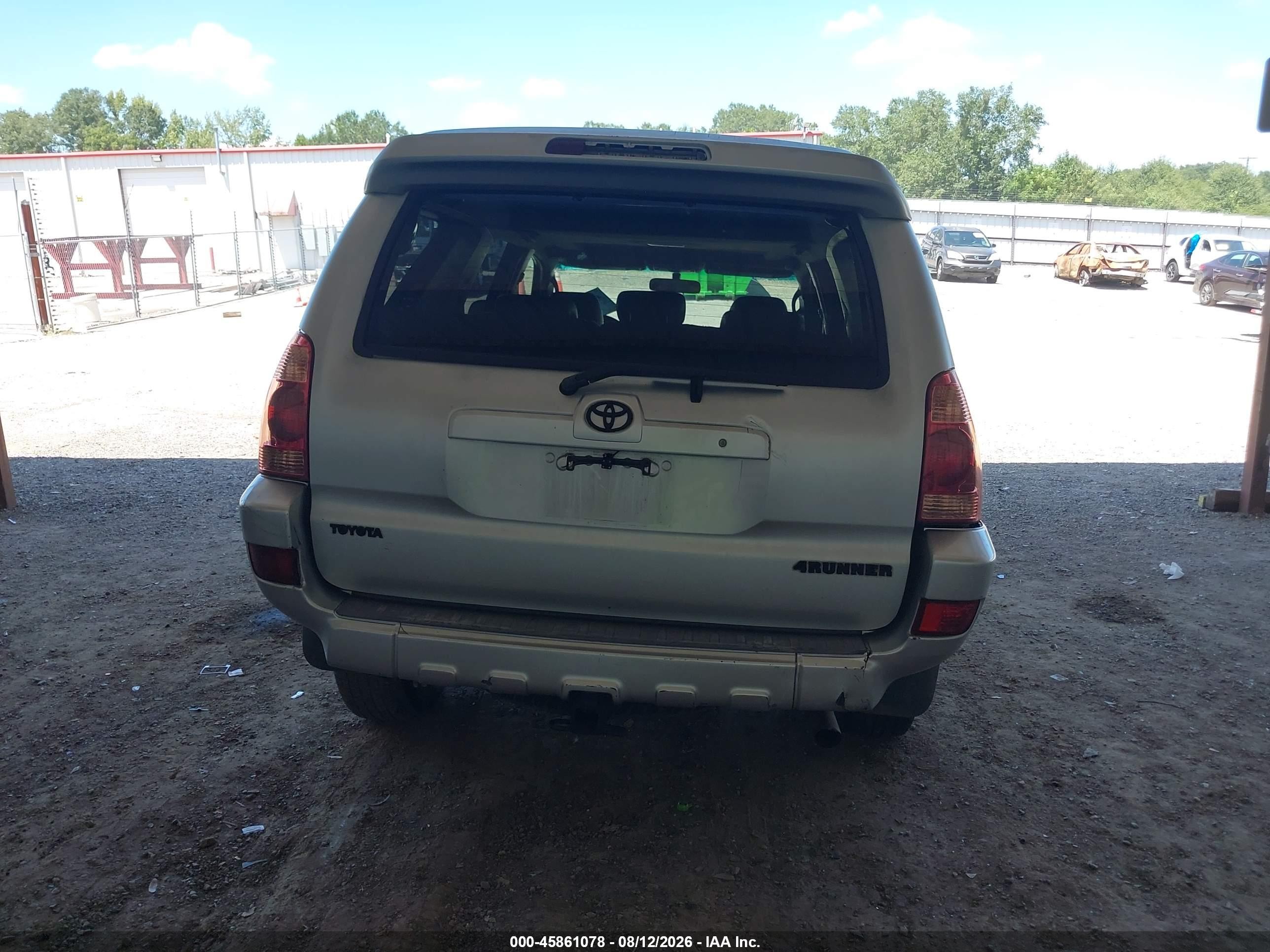 2005 Toyota 4runner Sr5 V6 Серый vin: JTEZU14R458037325