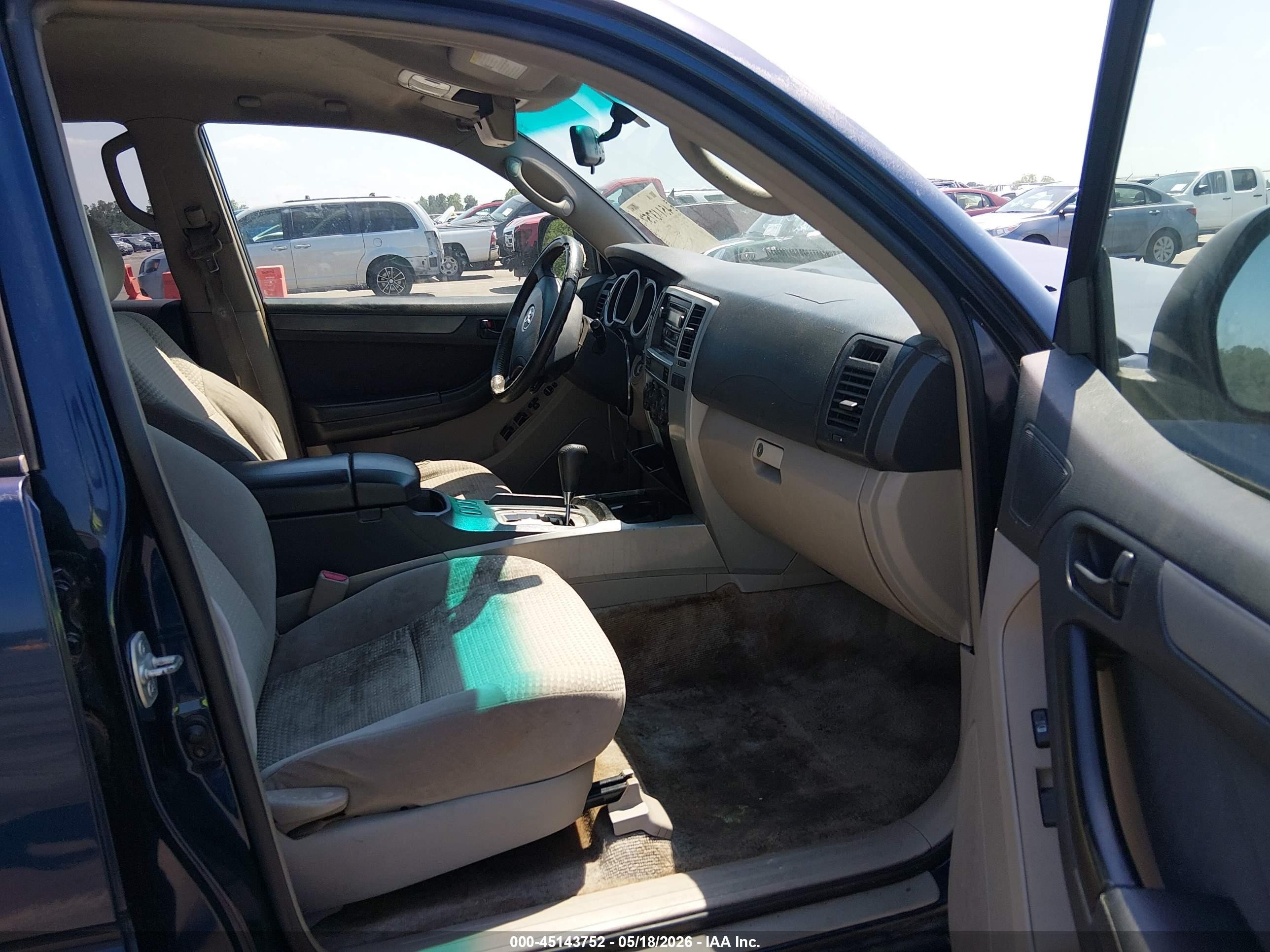 2005 Toyota 4runner Sr5 V6 Blue vin: JTEZU14R458038782