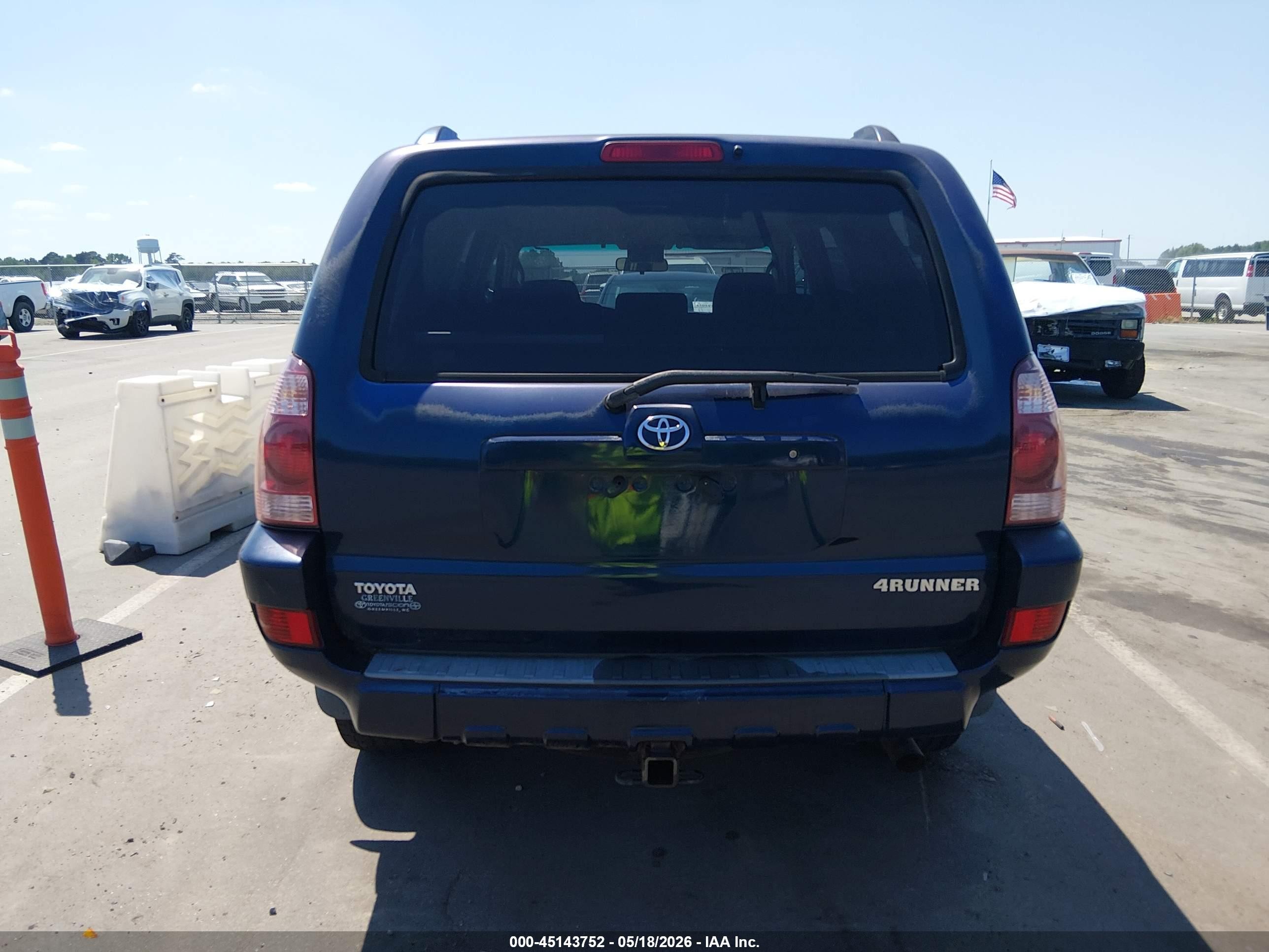 2005 Toyota 4runner Sr5 V6 Blue vin: JTEZU14R458038782