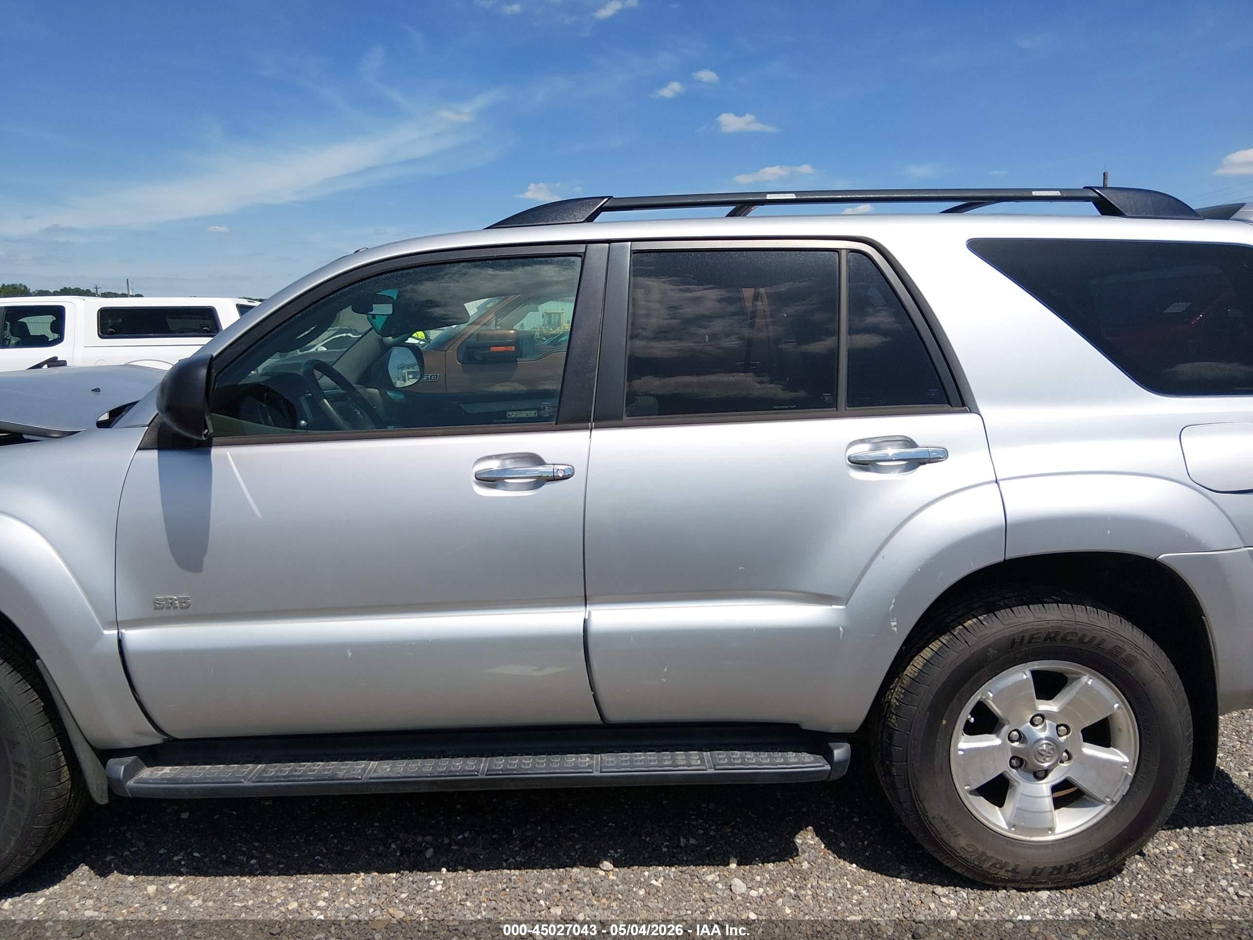 2006 Toyota 4runner Sr5 V6 Silver vin: JTEZU14R460073144