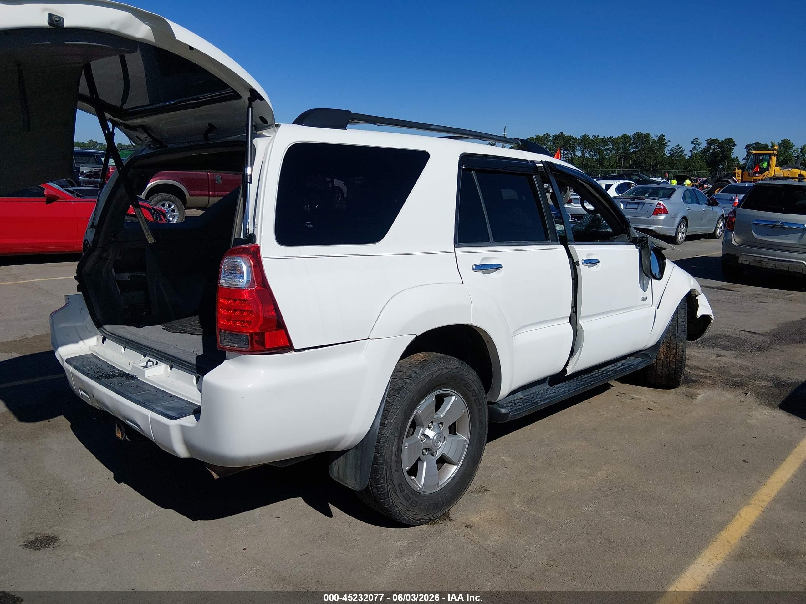 2006 Toyota 4runner Sr5 V6 White vin: JTEZU14R460074763