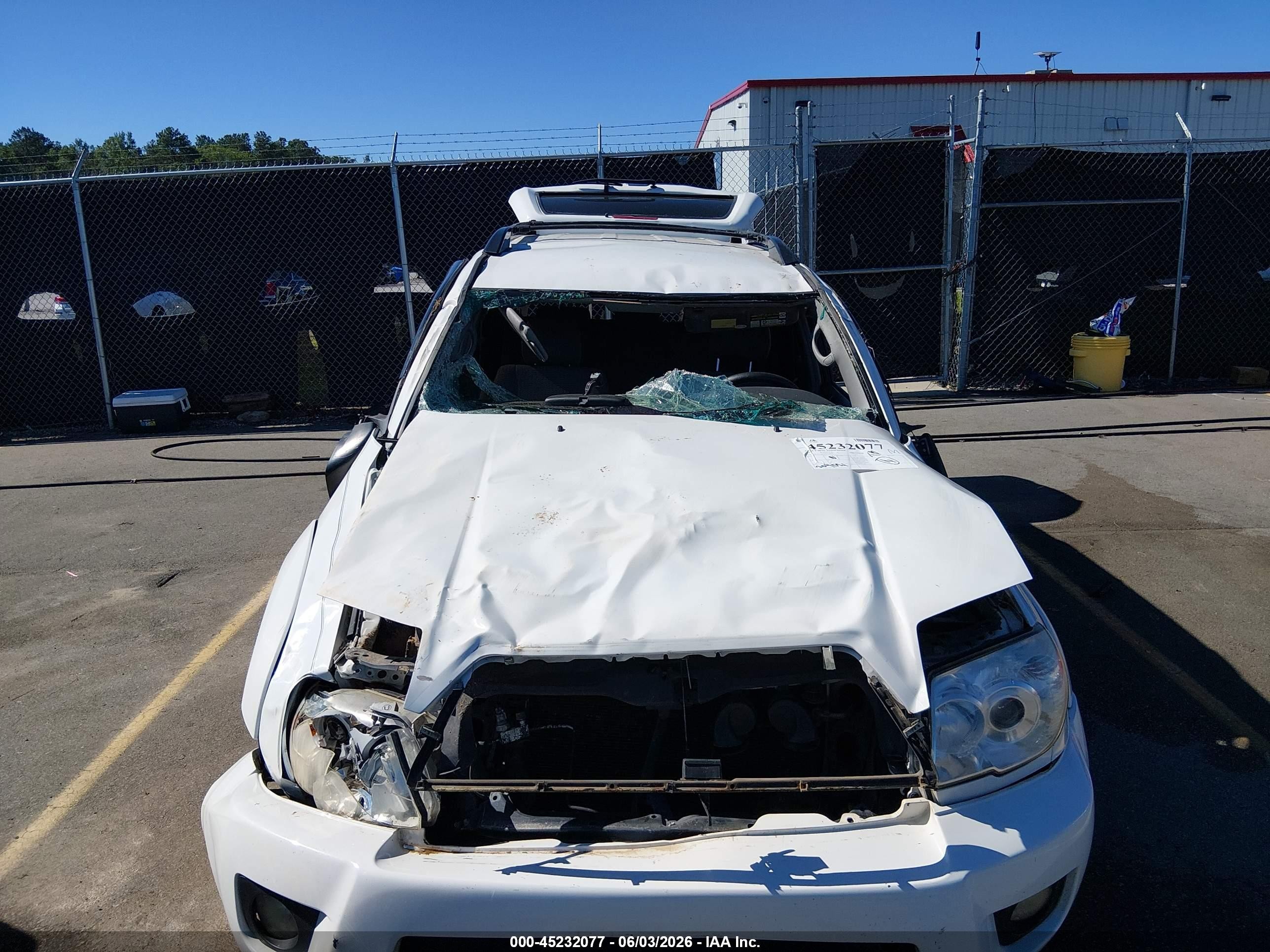 2006 Toyota 4runner Sr5 V6 White vin: JTEZU14R460074763