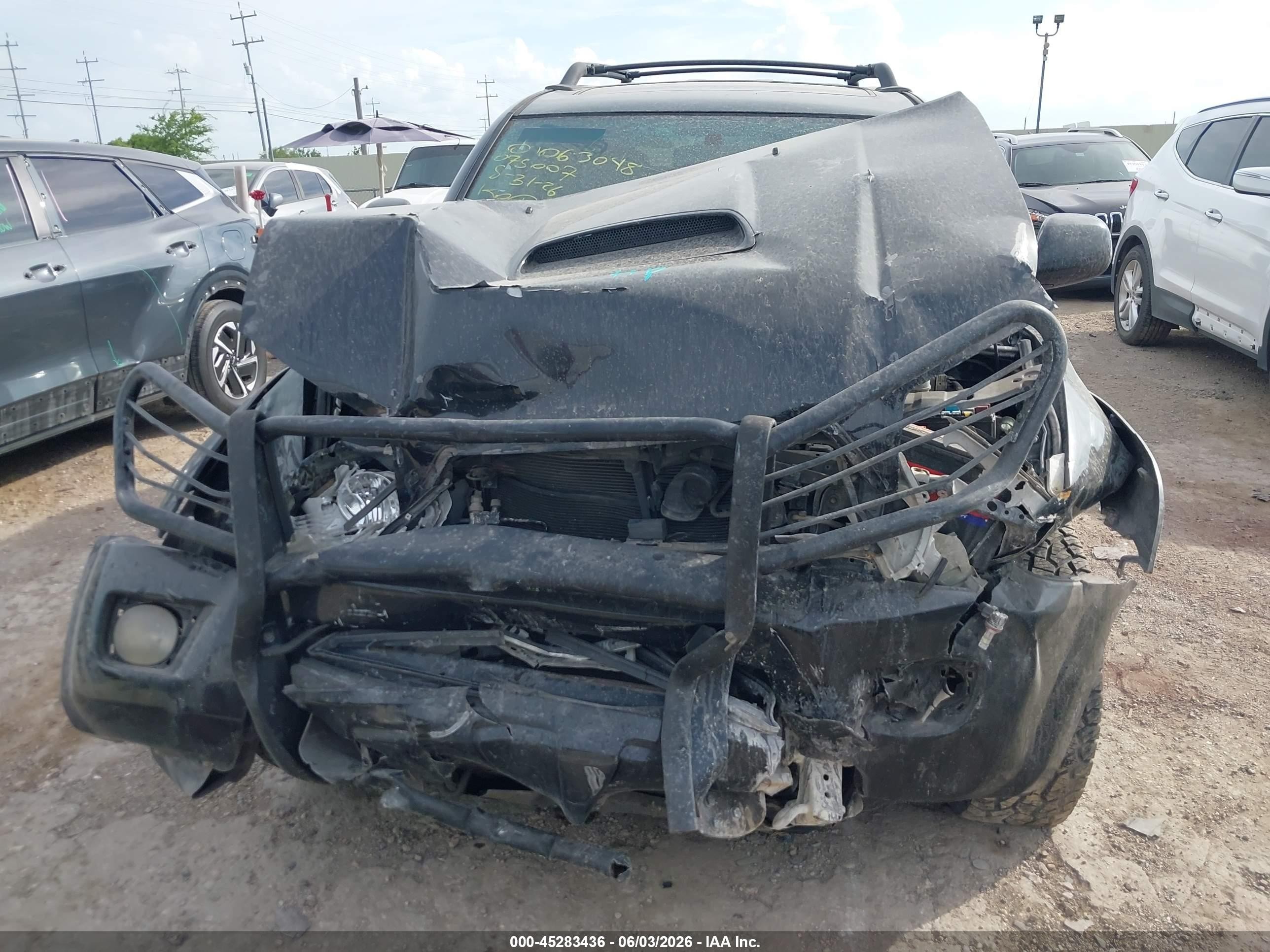 2006 Toyota 4runner Sr5 Sport V6 Black vin: JTEZU14R460075007