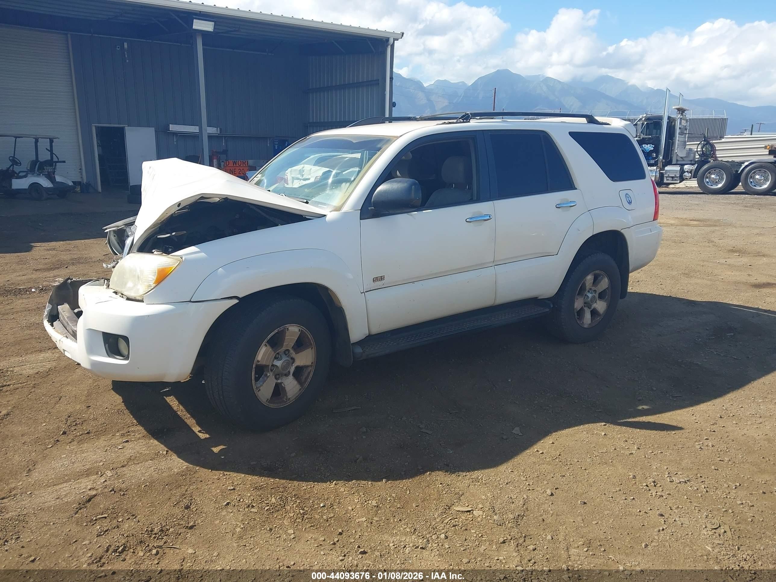 2006 Toyota 4runner Sr5 Sport V6/sr5 V6 White vin: JTEZU14R460079882