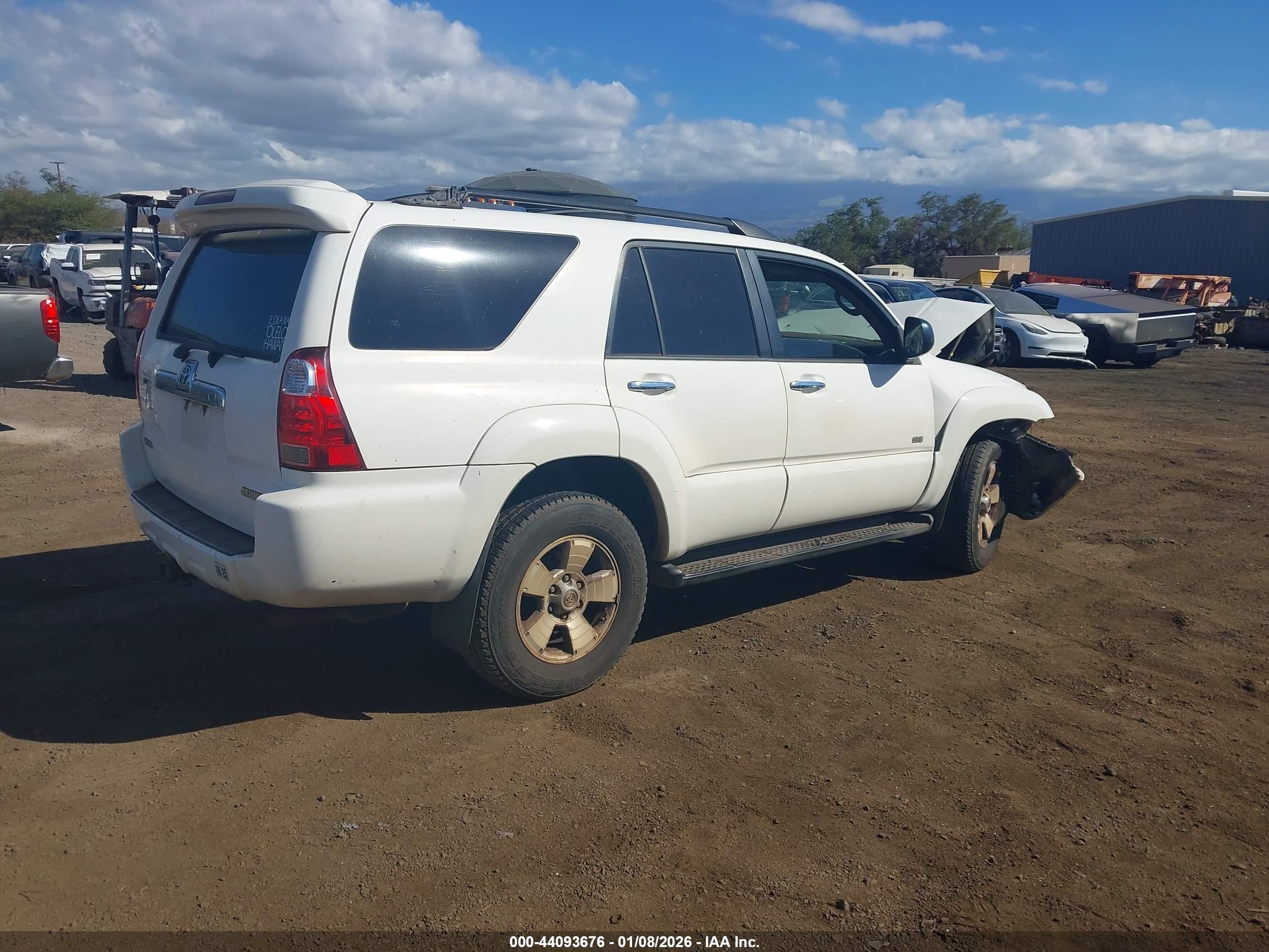 2006 Toyota 4runner Sr5 Sport V6/sr5 V6 White vin: JTEZU14R460079882