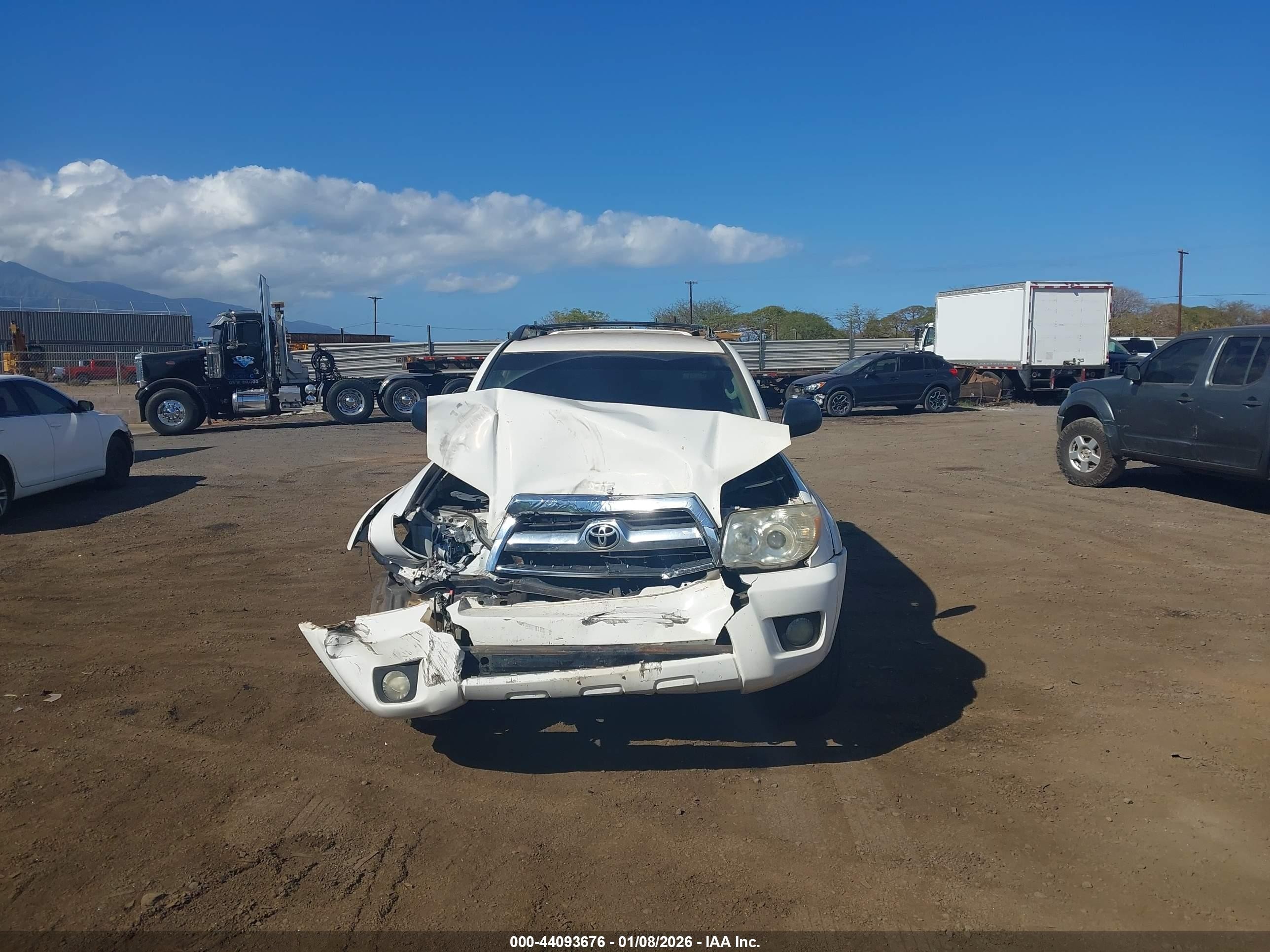 2006 Toyota 4runner Sr5 Sport V6/sr5 V6 White vin: JTEZU14R460079882