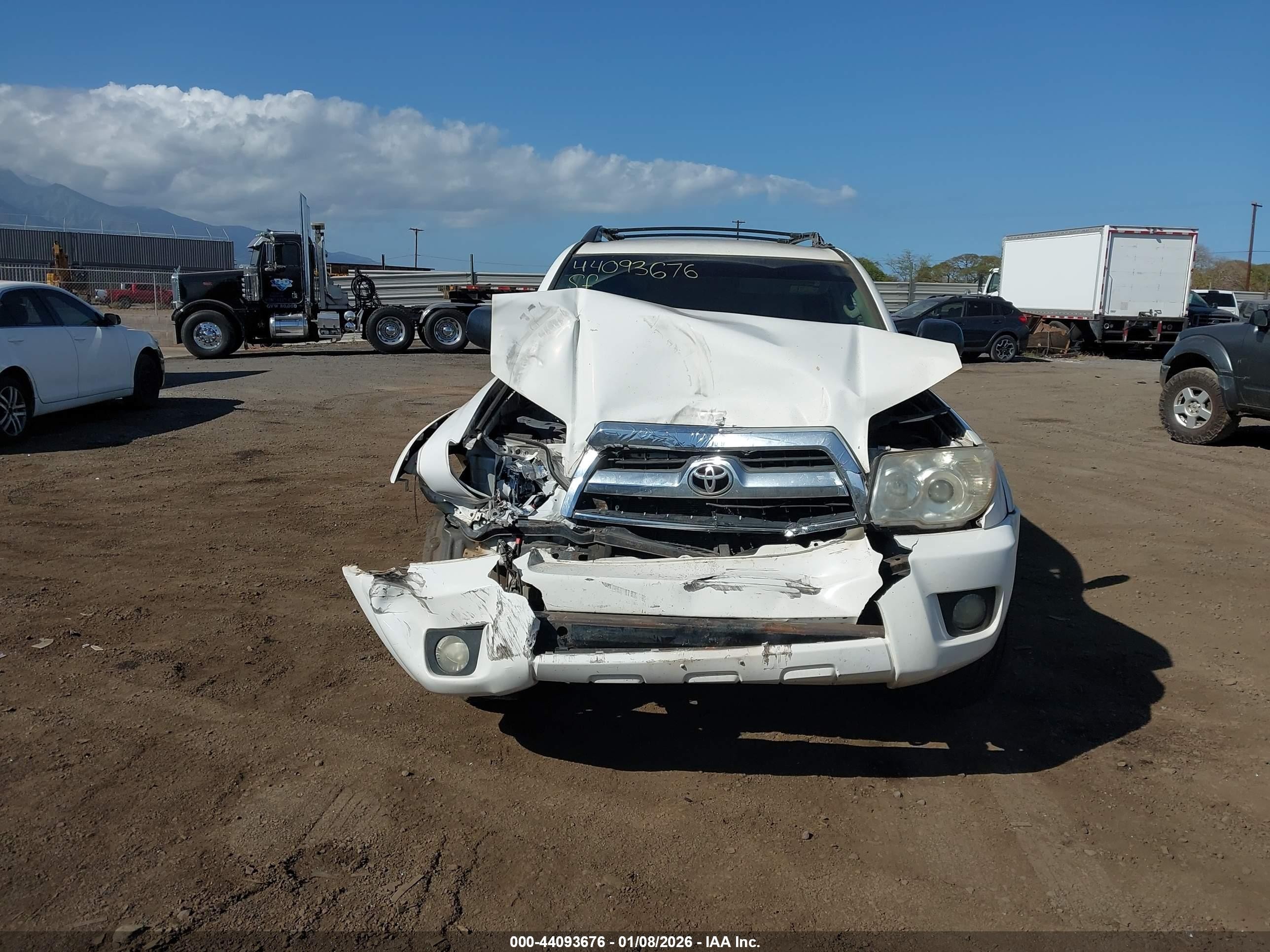 2006 Toyota 4runner Sr5 Sport V6/sr5 V6 White vin: JTEZU14R460079882