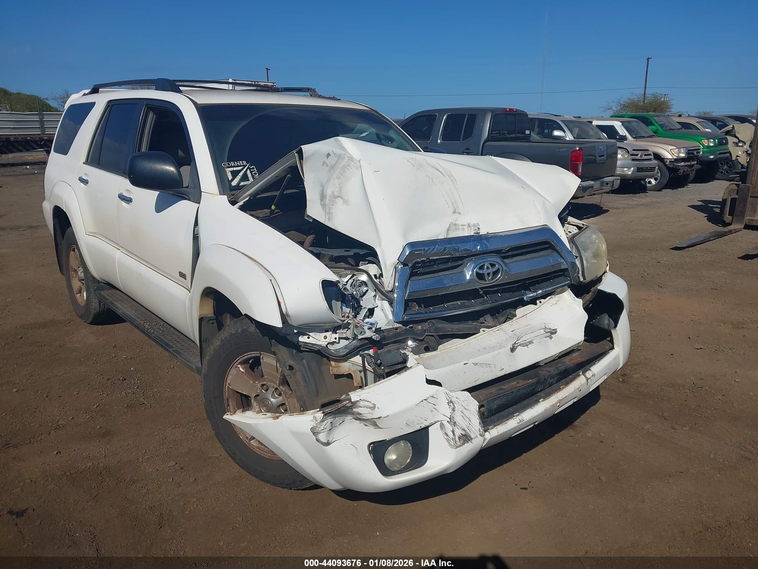 2006 Toyota 4runner Sr5 Sport V6/sr5 V6 White vin: JTEZU14R460079882