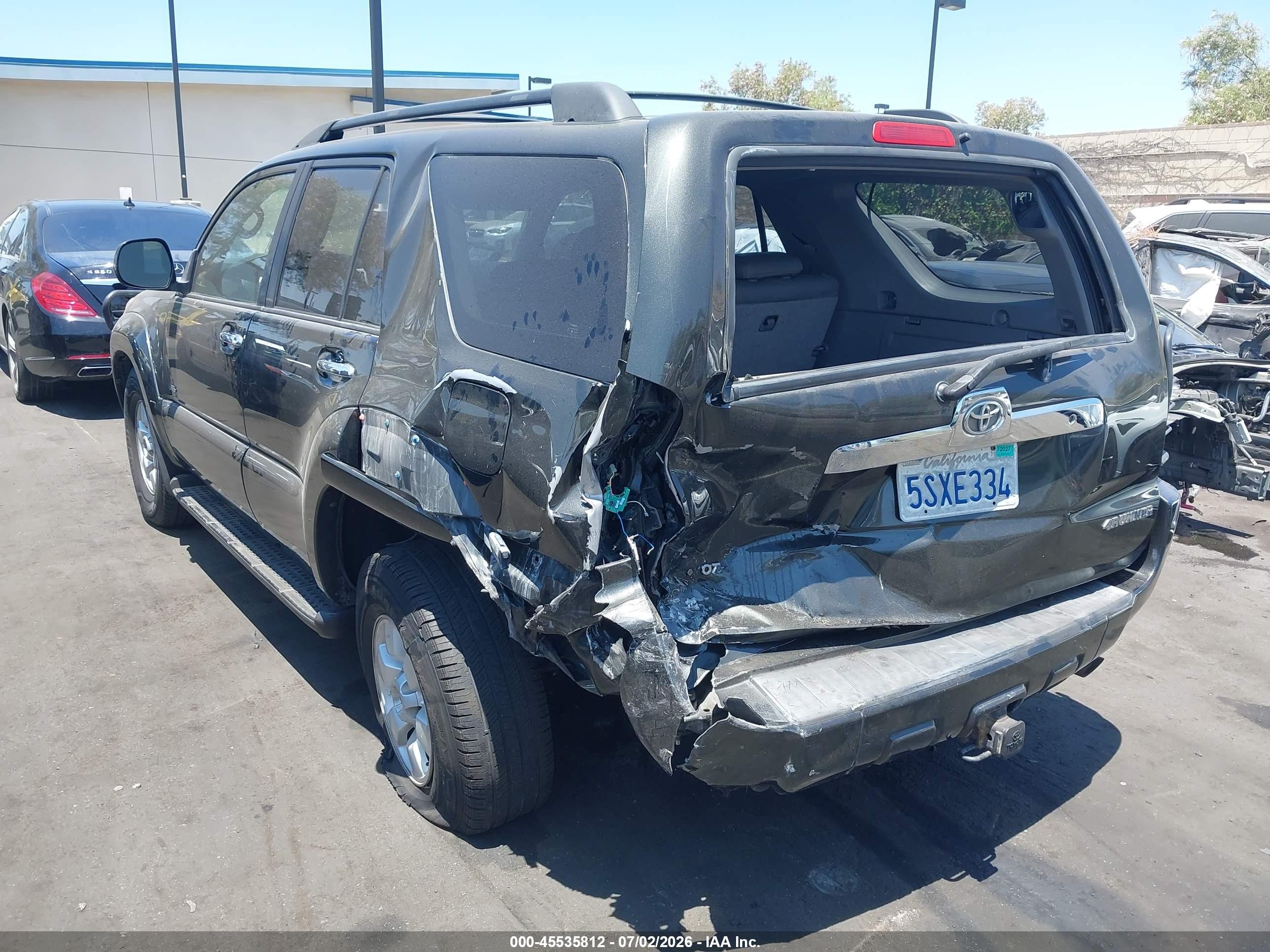2006 Toyota 4runner Sr5 V6 Black vin: JTEZU14R468048715