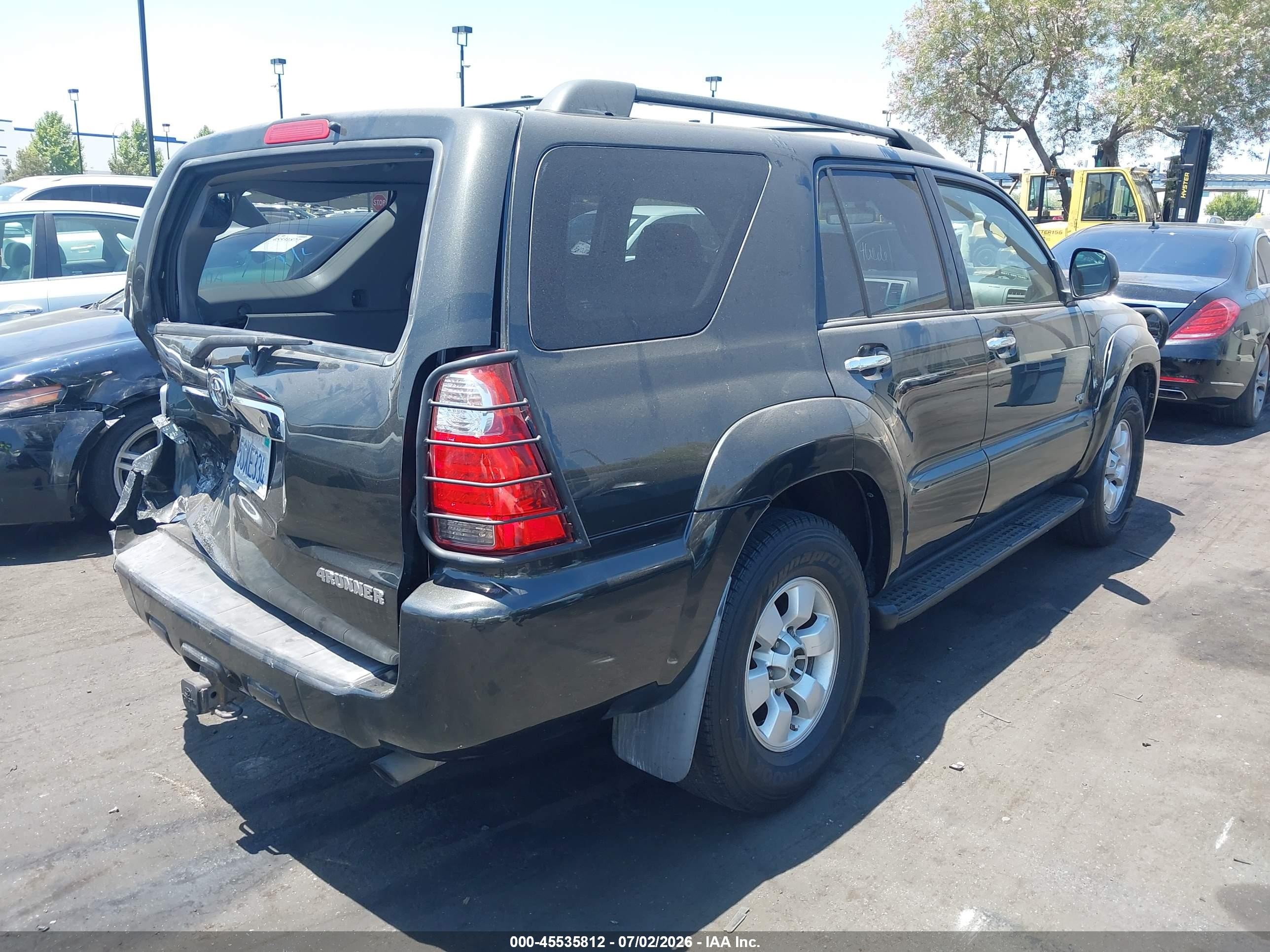 2006 Toyota 4runner Sr5 V6 Black vin: JTEZU14R468048715