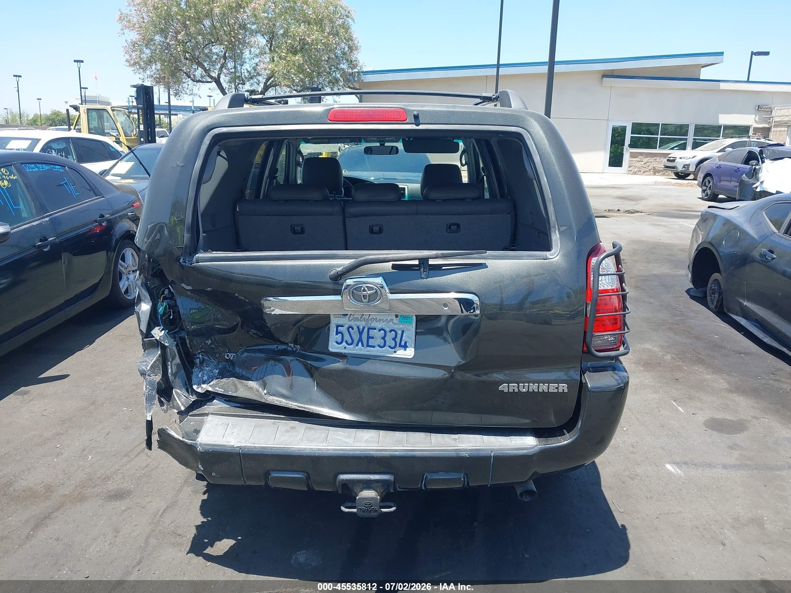 2006 Toyota 4runner Sr5 V6 Black vin: JTEZU14R468048715