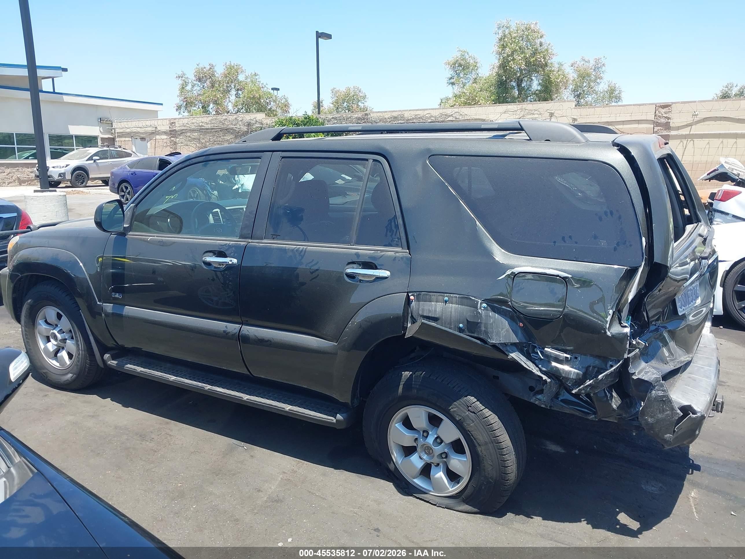 2006 Toyota 4runner Sr5 V6 Black vin: JTEZU14R468048715