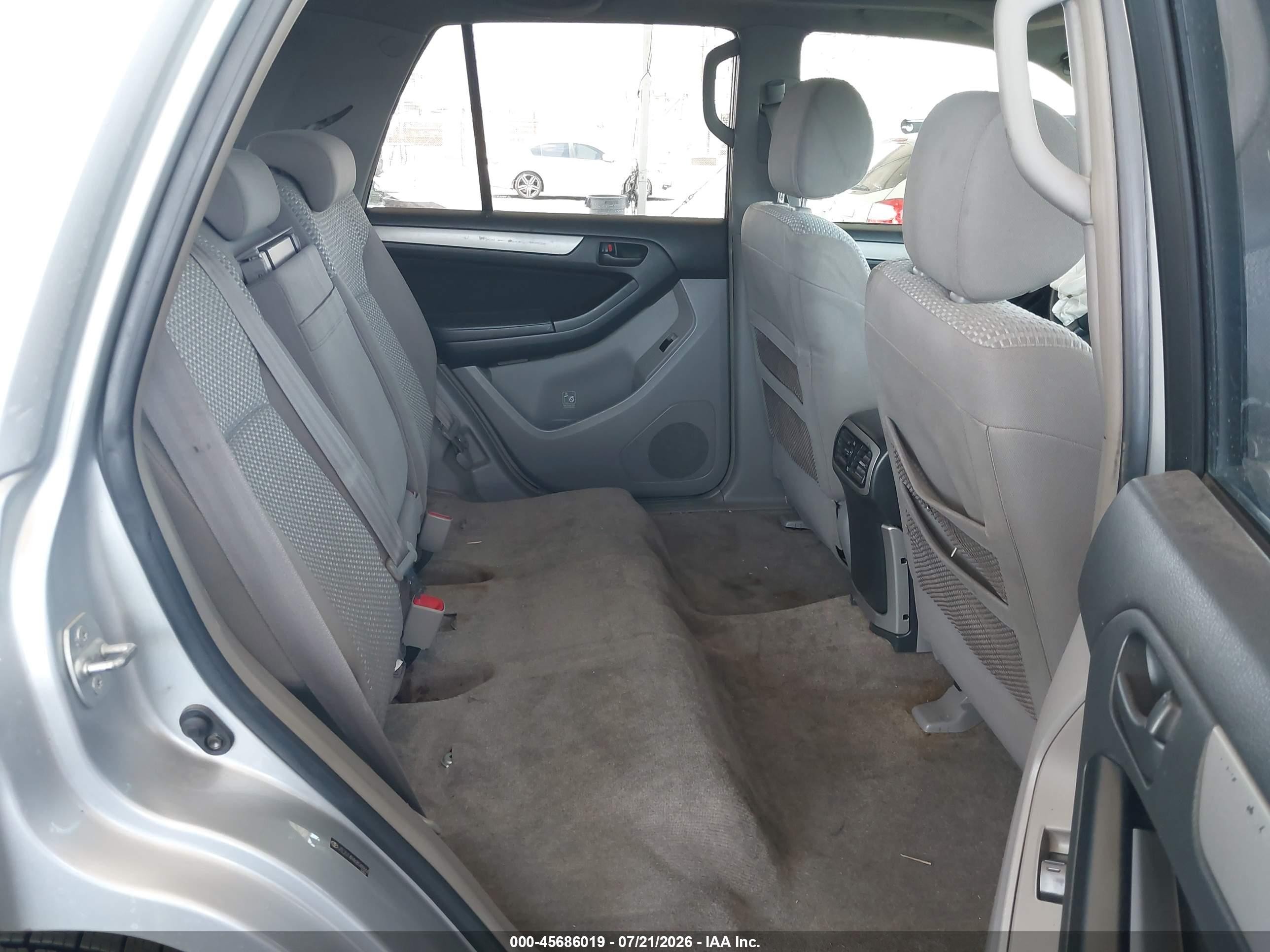2006 Toyota 4runner Sr5 V6 Silver vin: JTEZU14R468048844
