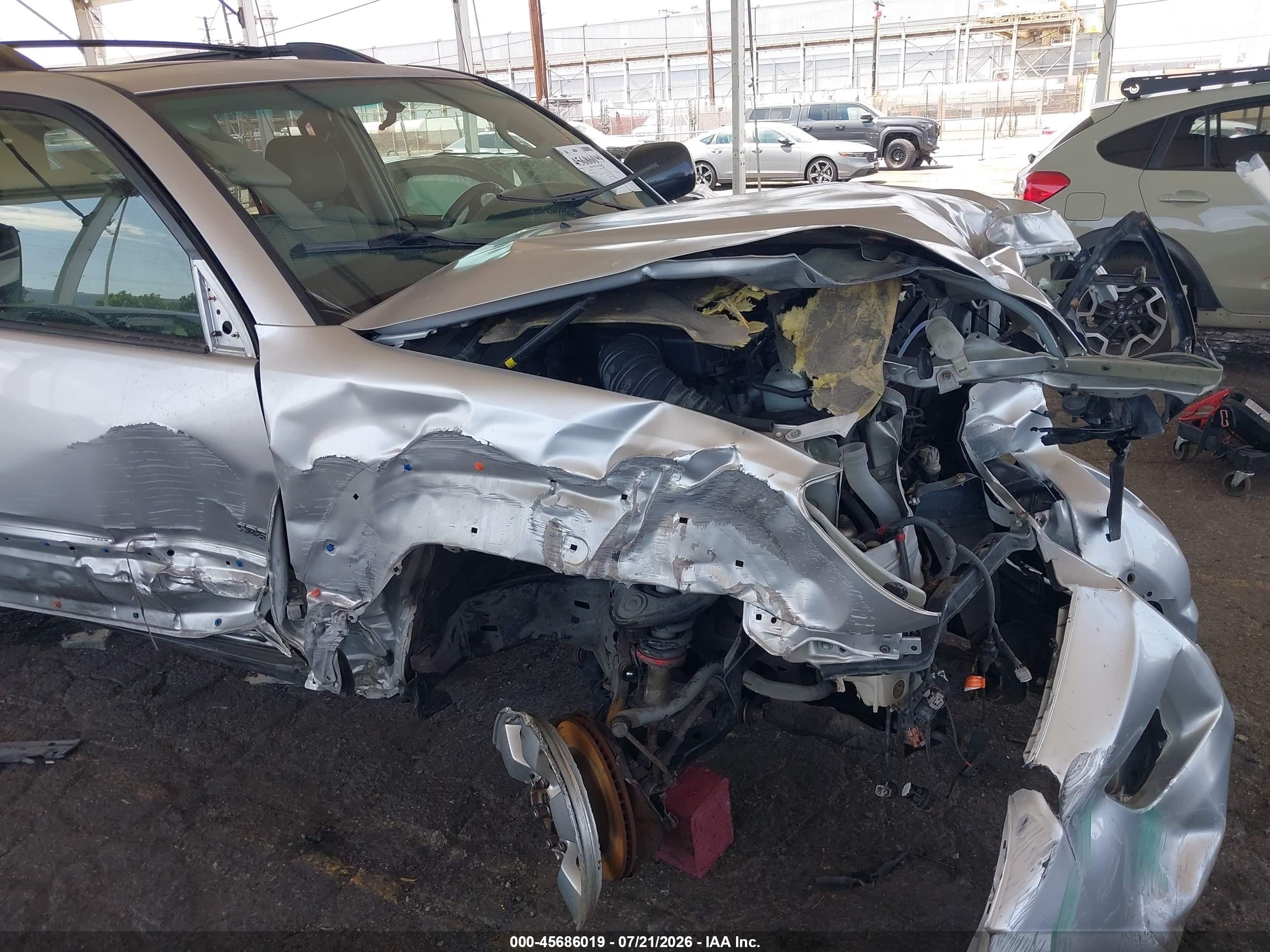 2006 Toyota 4runner Sr5 V6 Silver vin: JTEZU14R468048844