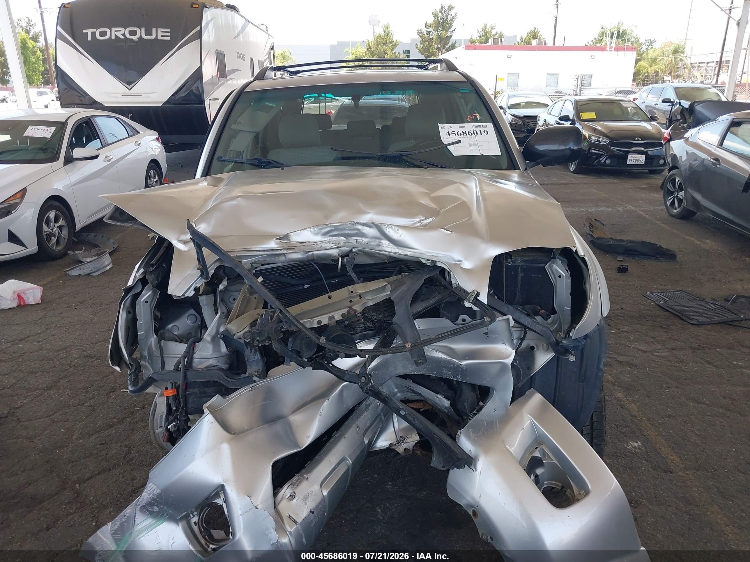 2006 Toyota 4runner Sr5 V6 Silver vin: JTEZU14R468048844