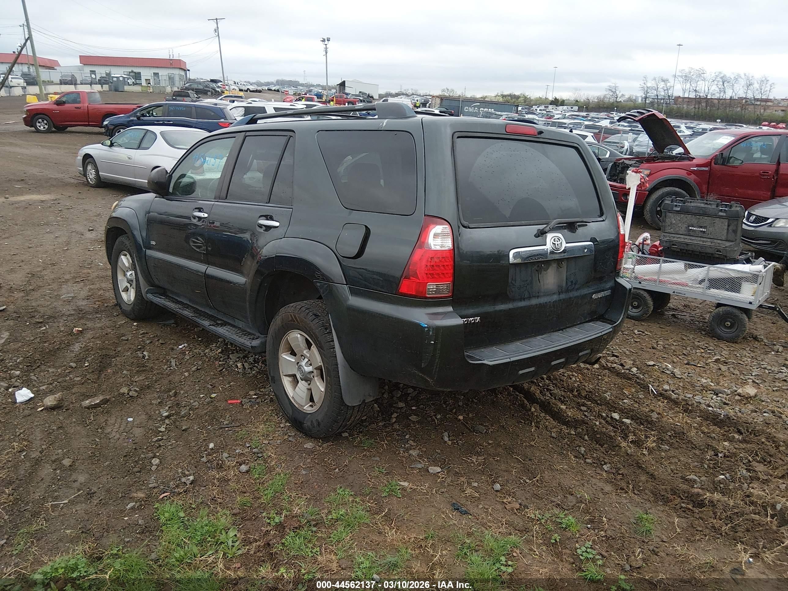 2008 Toyota 4runner Sr5 V6 Black vin: JTEZU14R48K003909