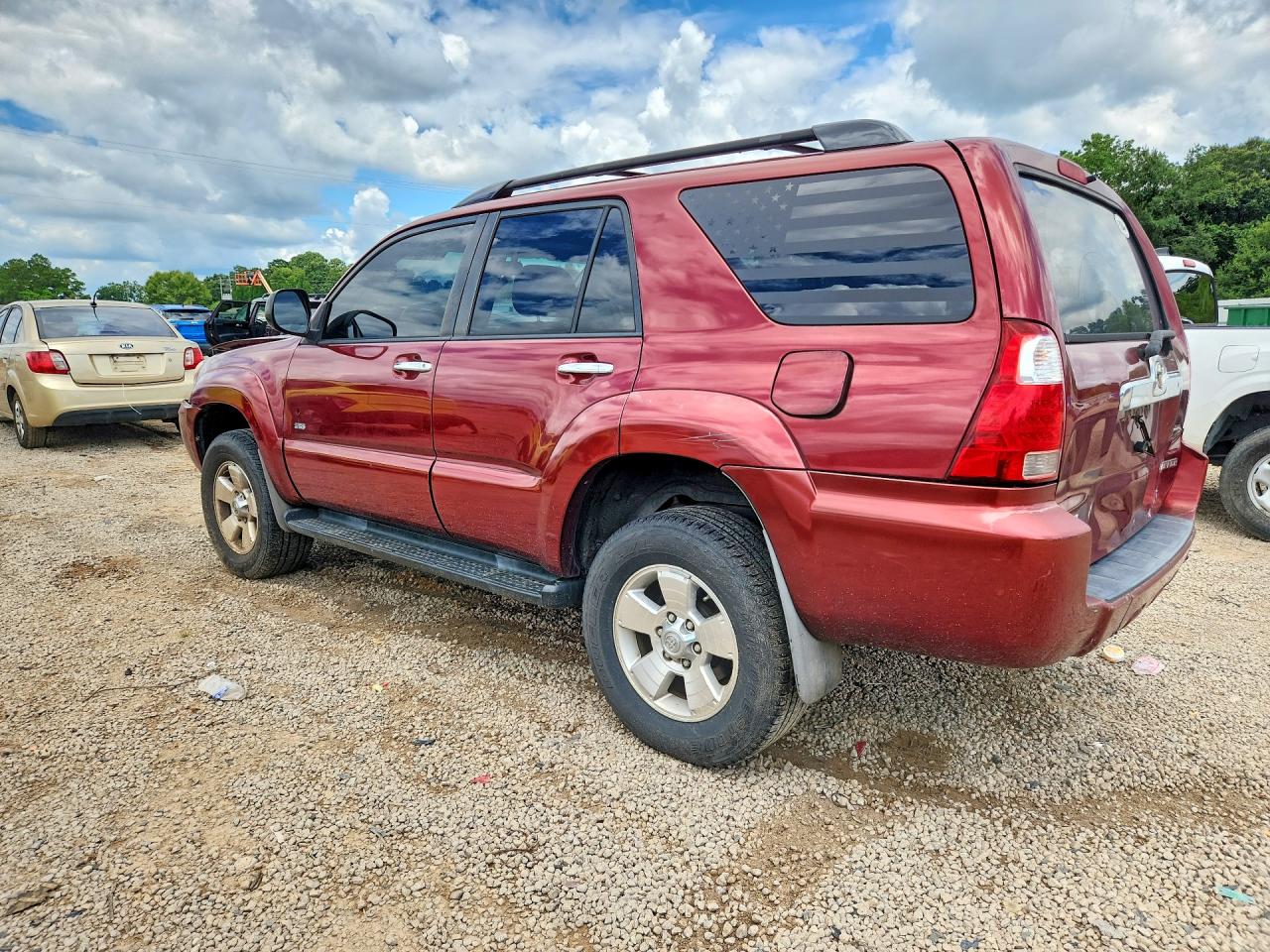 2008 Toyota 4runner Sr5 Red vin: JTEZU14R48K004980