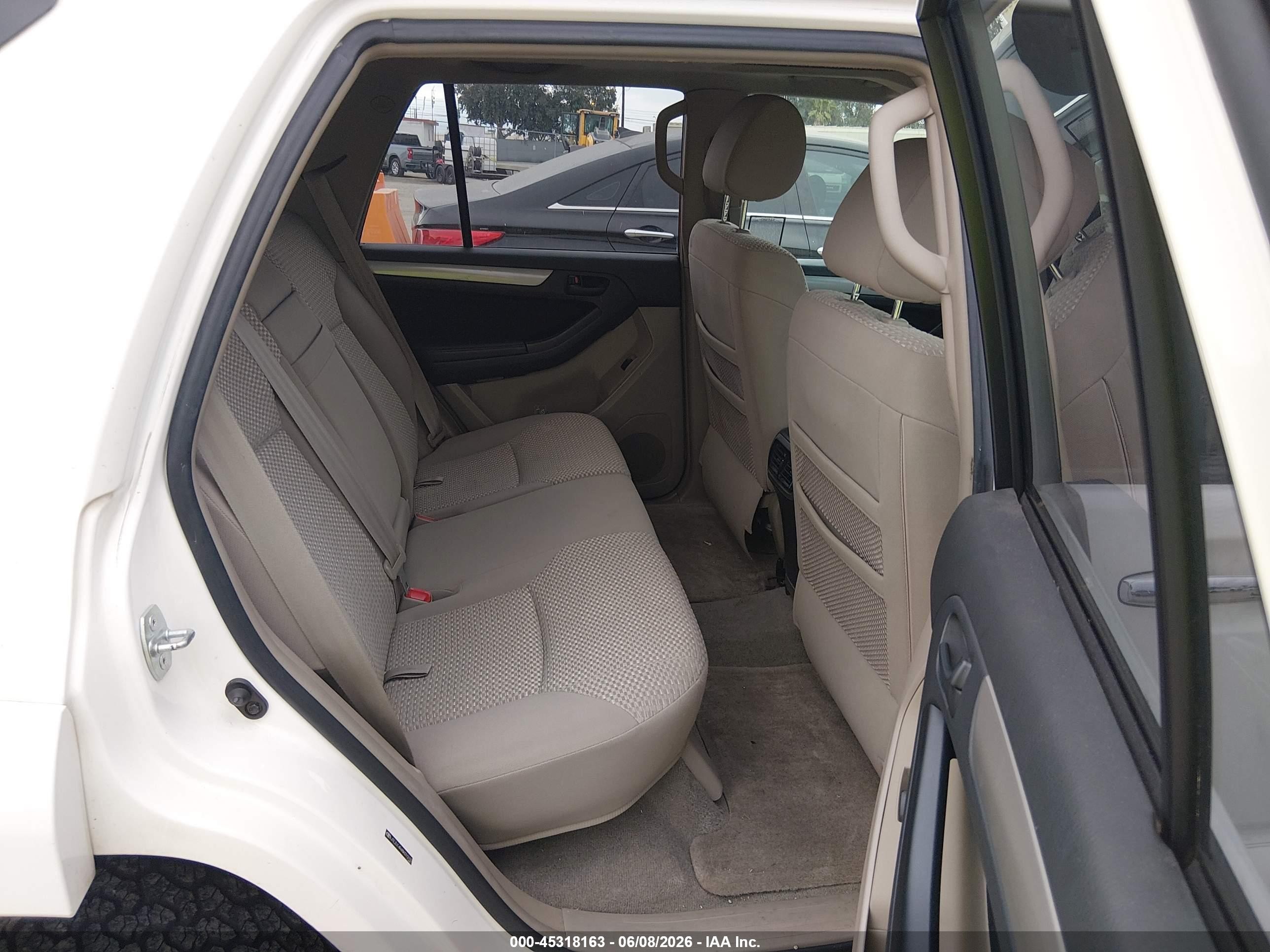 2008 Toyota 4runner Sr5 V6 White vin: JTEZU14R48K010102