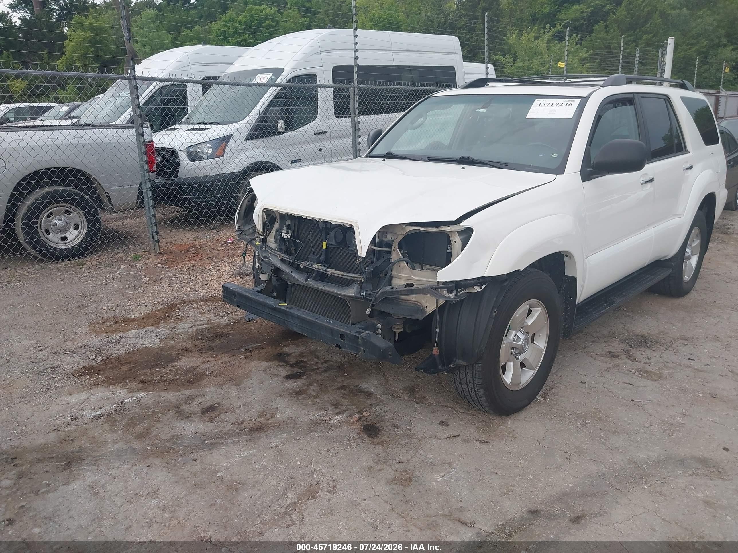 2008 Toyota 4runner Sr5 V6 White vin: JTEZU14R48K019012