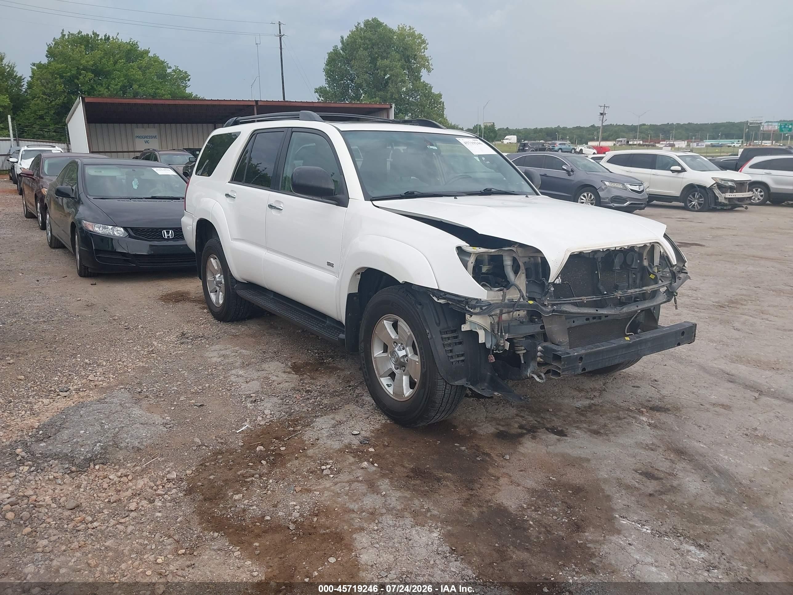 2008 Toyota 4runner Sr5 V6 White vin: JTEZU14R48K019012