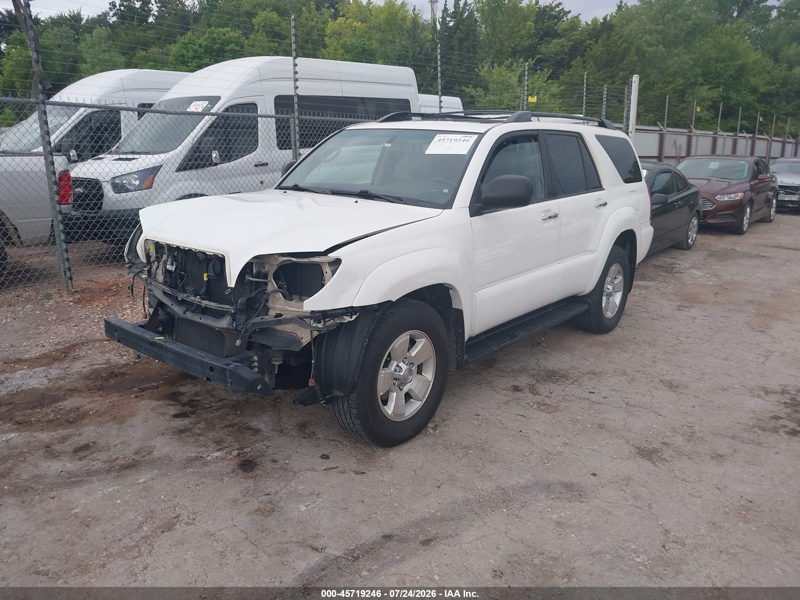 2008 Toyota 4runner Sr5 V6 White vin: JTEZU14R48K019012