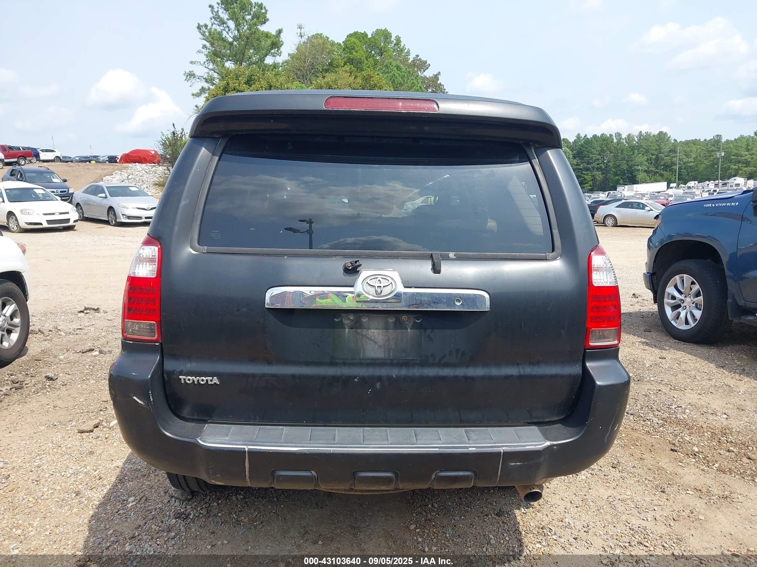 2009 Toyota 4runner Sr5 V6 Black vin: JTEZU14R49K024132