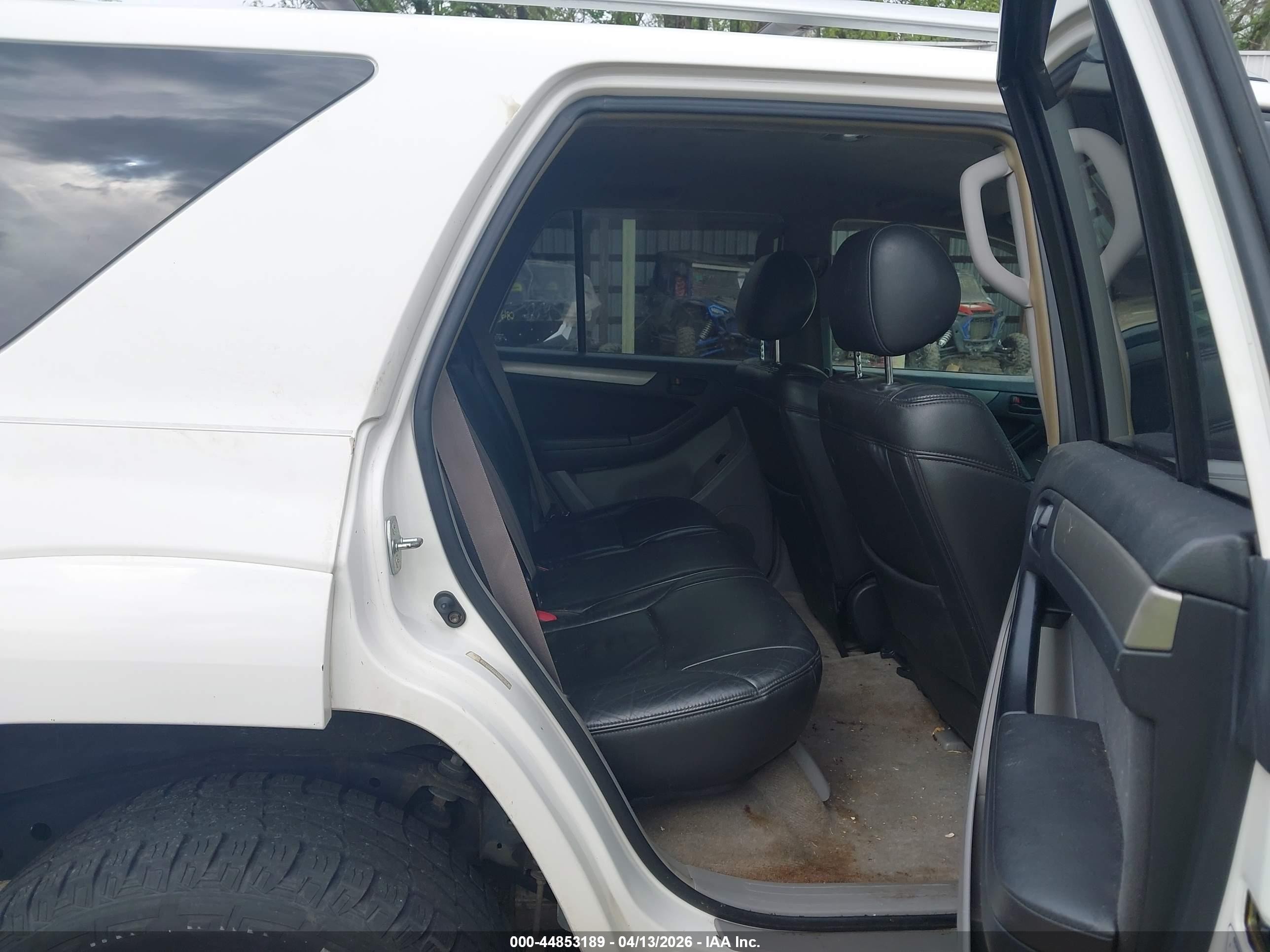 2004 Toyota 4runner Sr5 Sport V6 White vin: JTEZU14R540028016