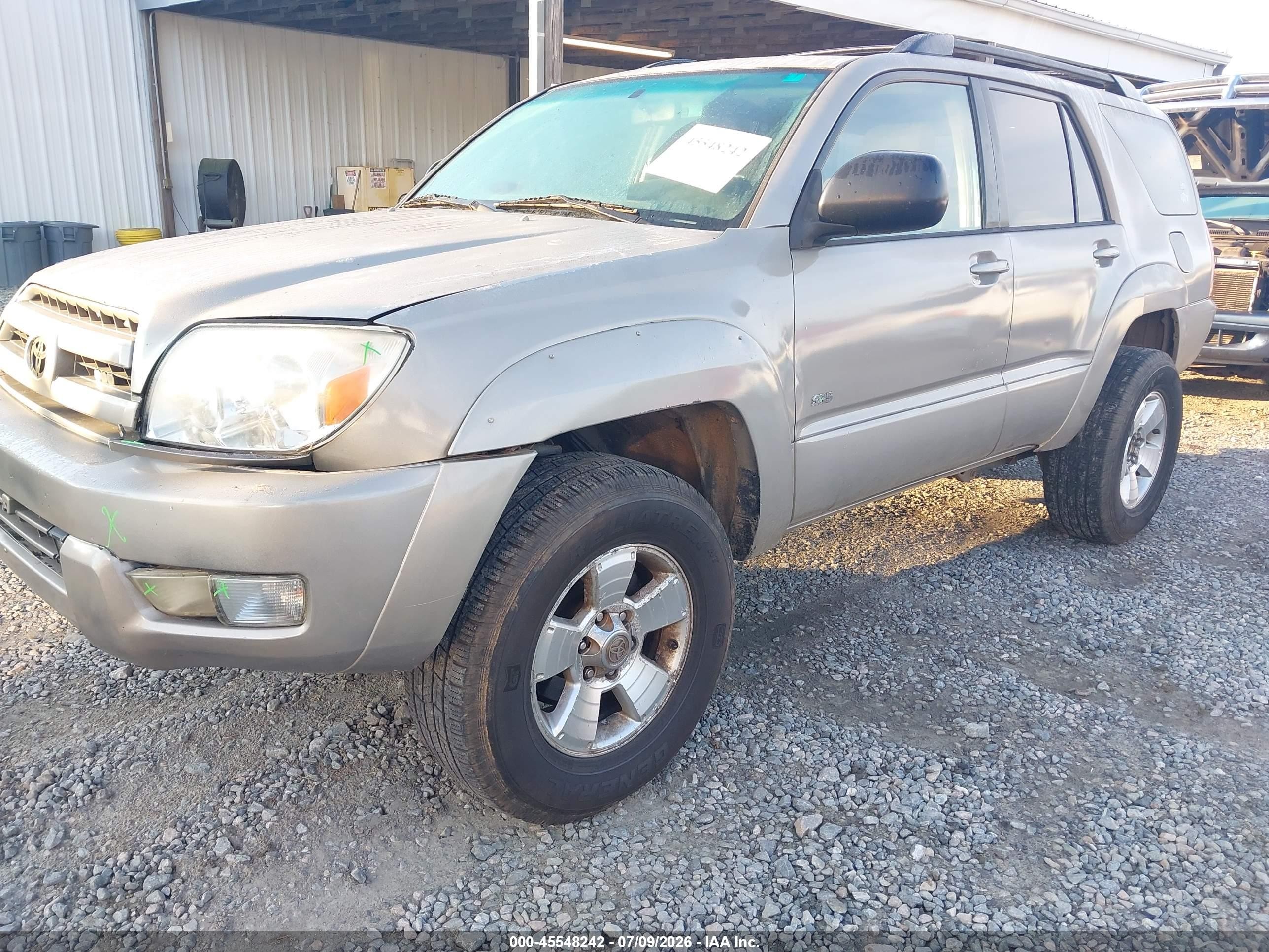 2004 Toyota 4runner Sr5 V6 Gold vin: JTEZU14R540029702