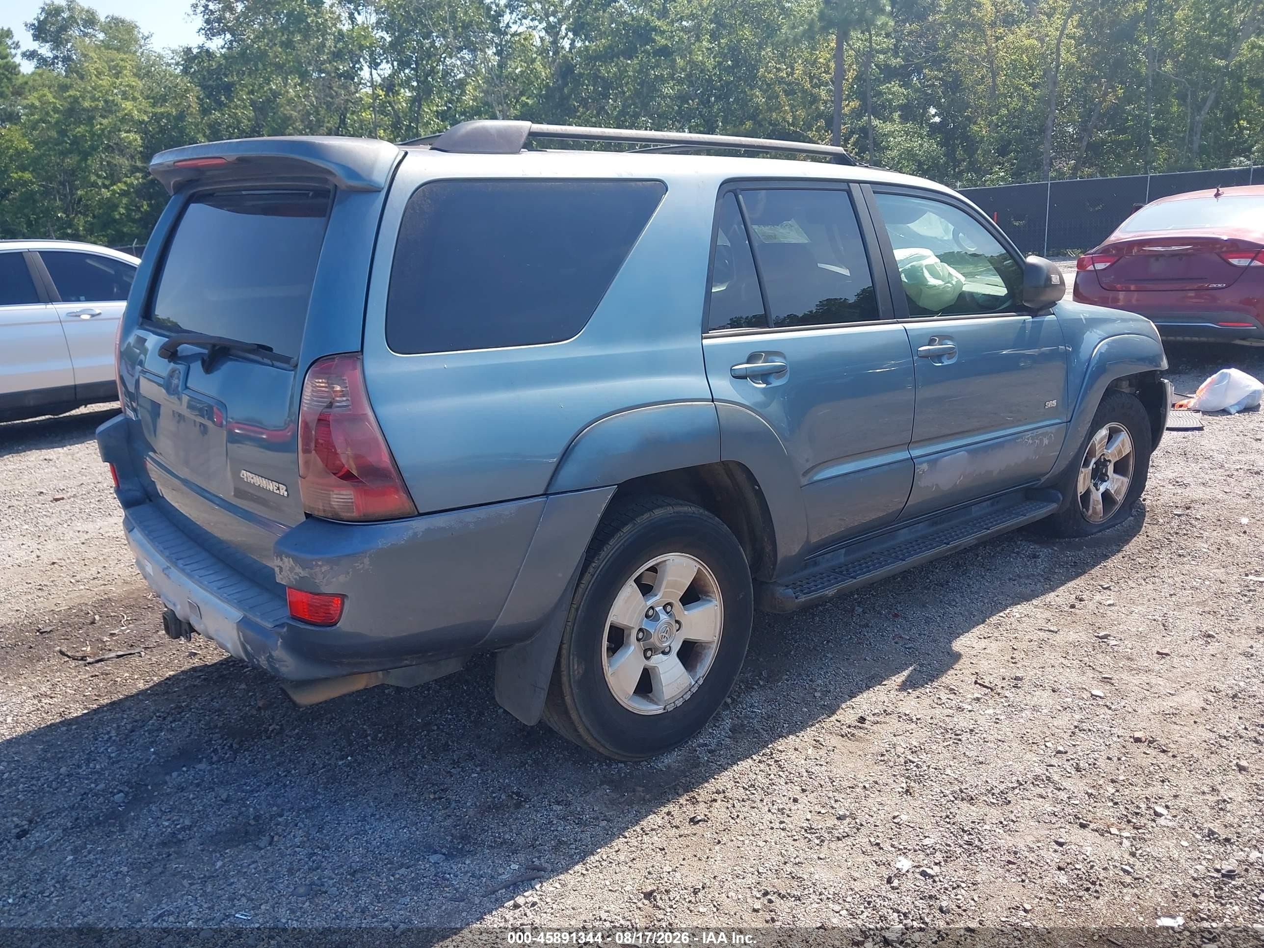 2004 Toyota 4runner Sr5 V6 Blue vin: JTEZU14R548016076