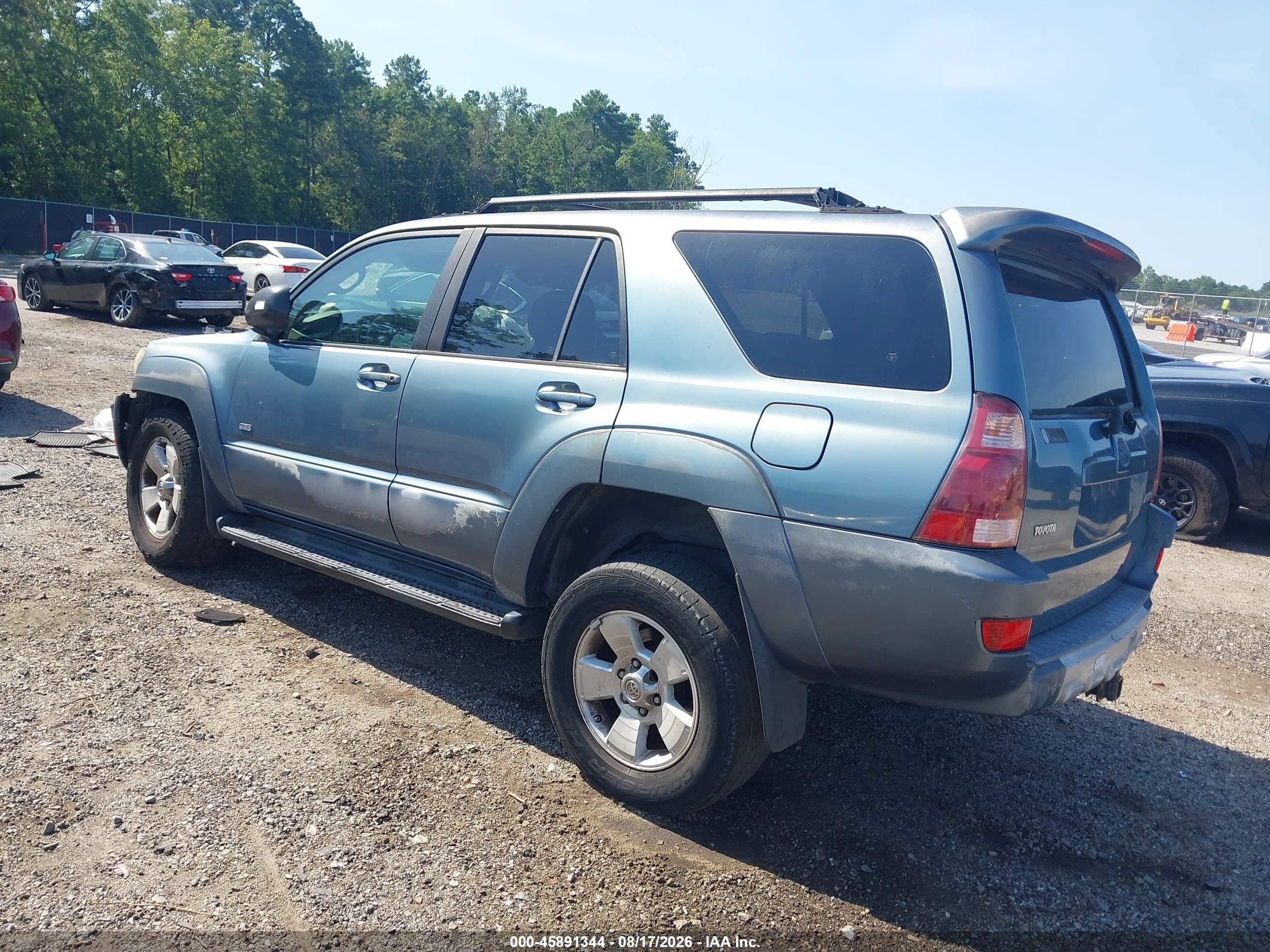 2004 Toyota 4runner Sr5 V6 Blue vin: JTEZU14R548016076