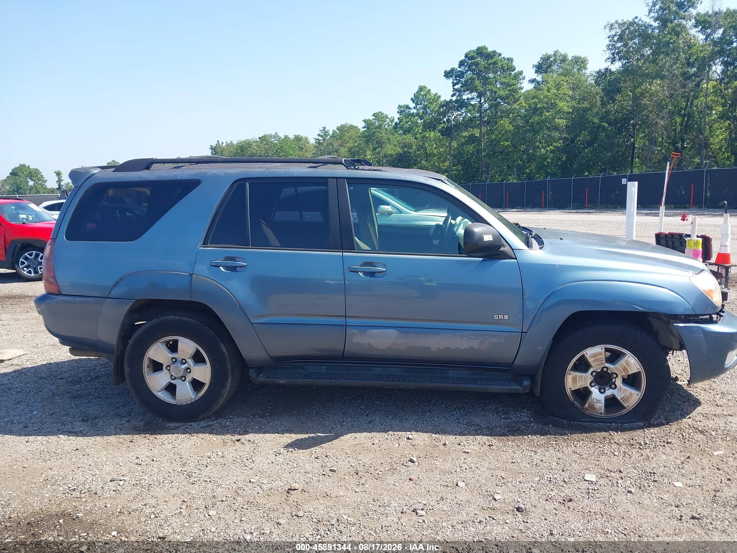 2004 Toyota 4runner Sr5 V6 Blue vin: JTEZU14R548016076