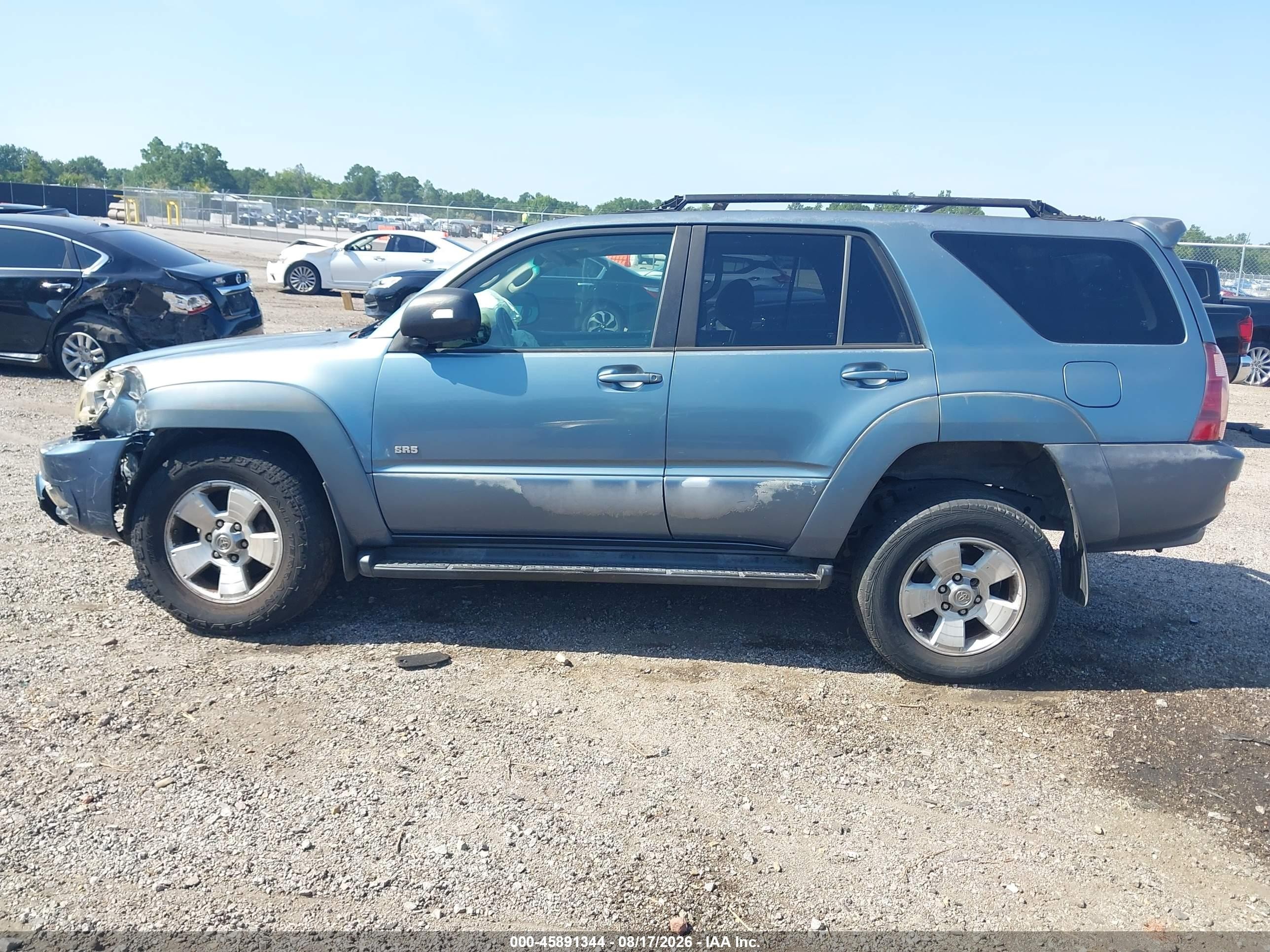 2004 Toyota 4runner Sr5 V6 Blue vin: JTEZU14R548016076