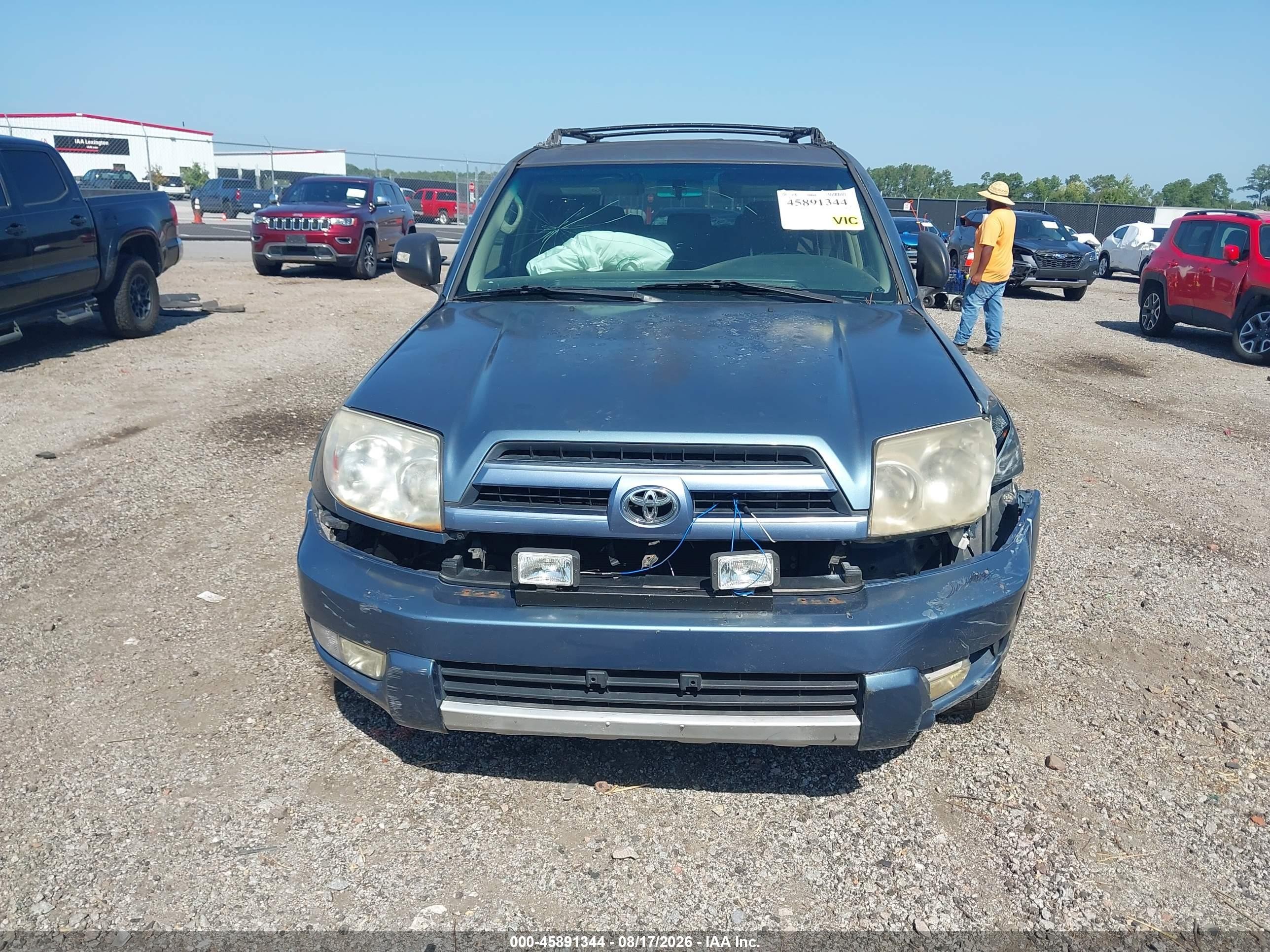 2004 Toyota 4runner Sr5 V6 Blue vin: JTEZU14R548016076