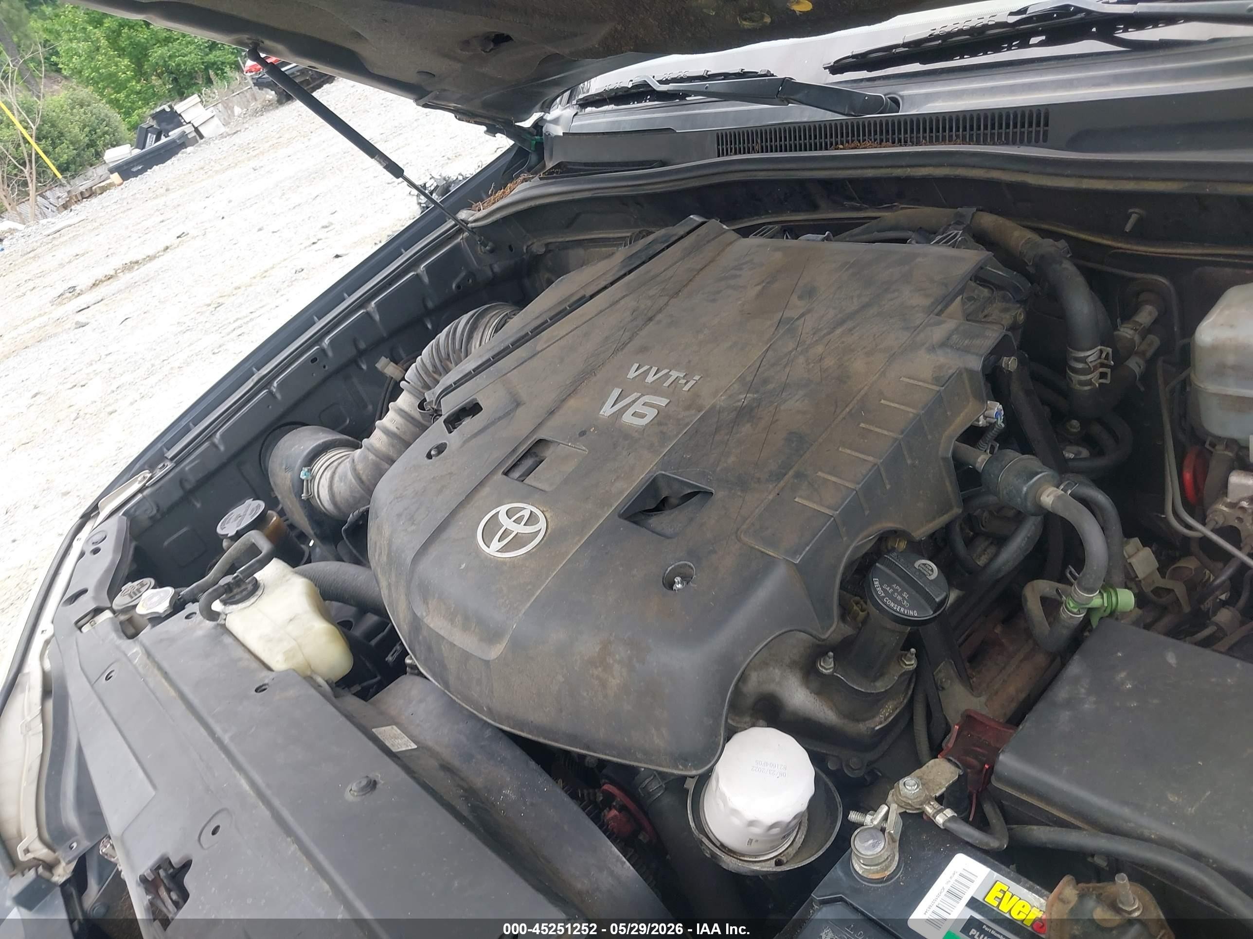 2005 Toyota 4runner Sr5 V6 Gray vin: JTEZU14R550055718