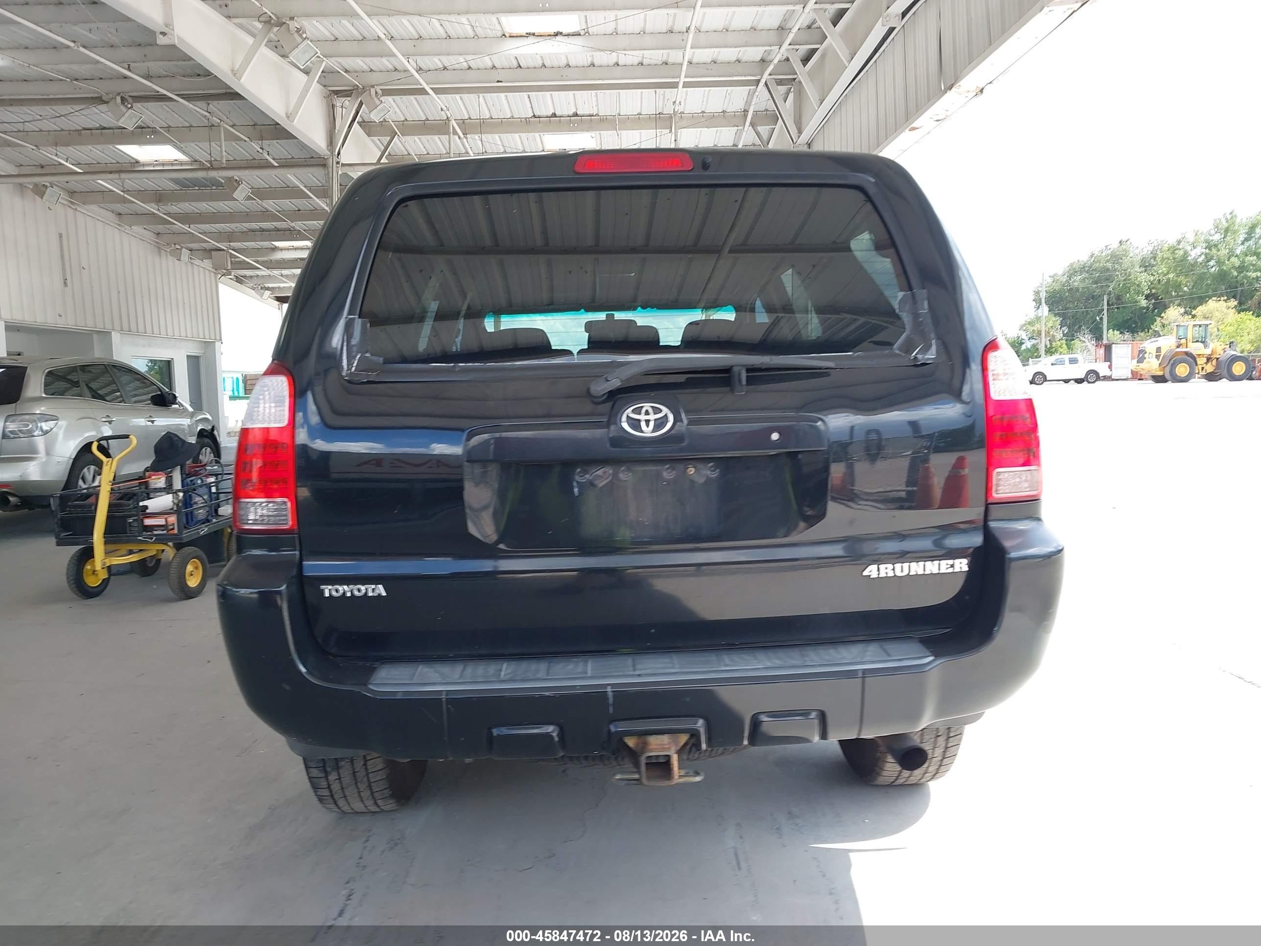 2006 Toyota 4runner Sr5 Sport V6 Black vin: JTEZU14R560081334