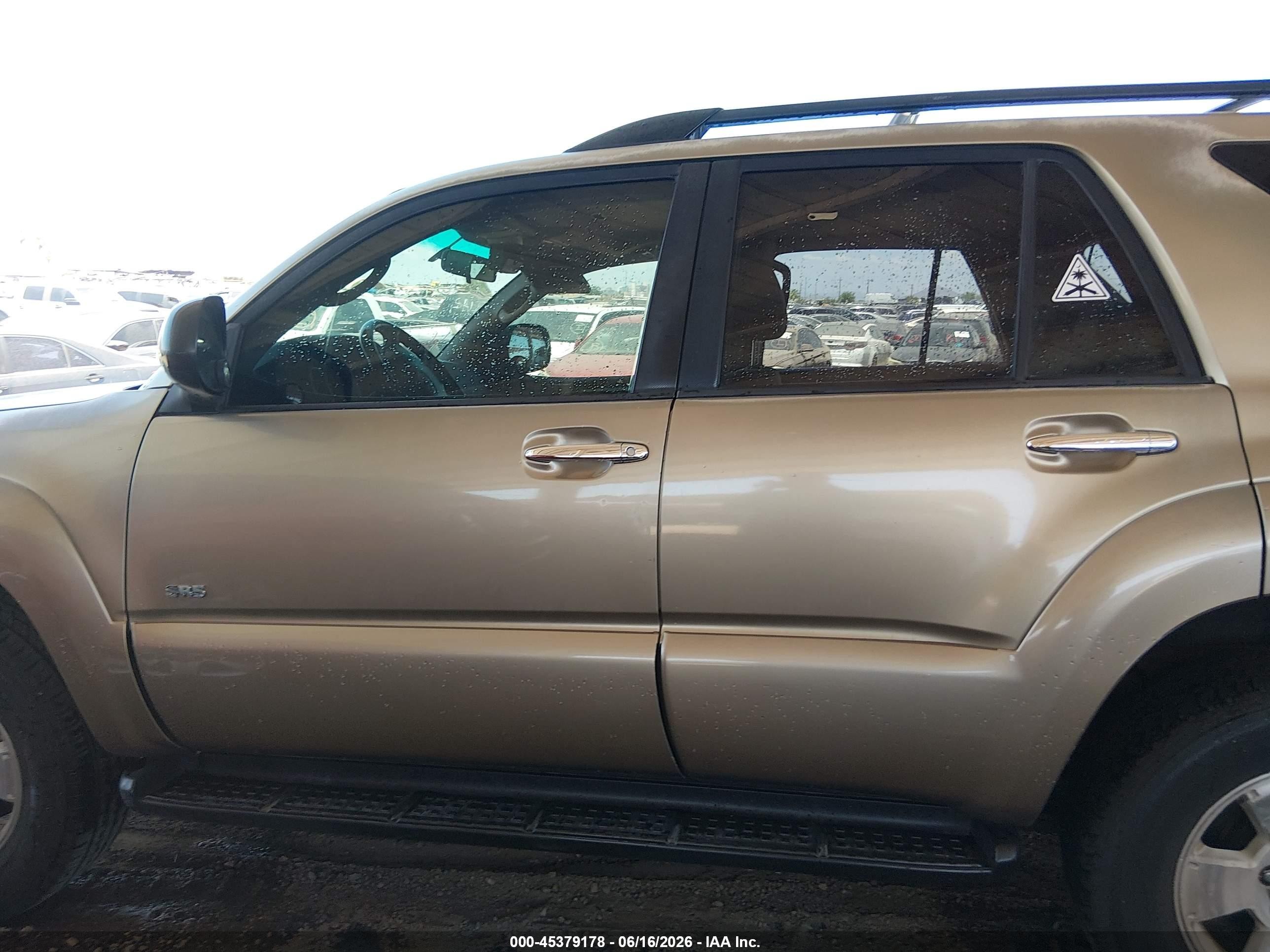 2006 Toyota 4runner Sr5 V6 Gold vin: JTEZU14R568063501