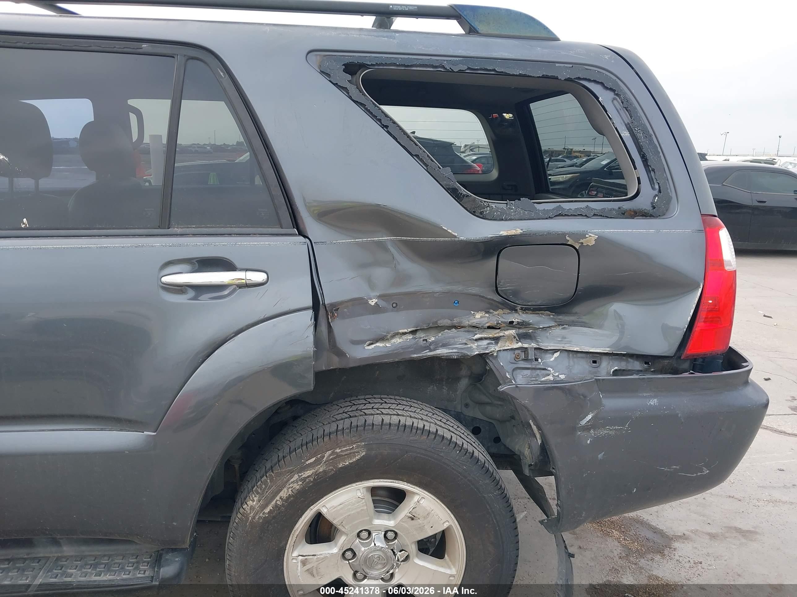 2007 Toyota 4runner Sr5 V6 Серый vin: JTEZU14R578069526