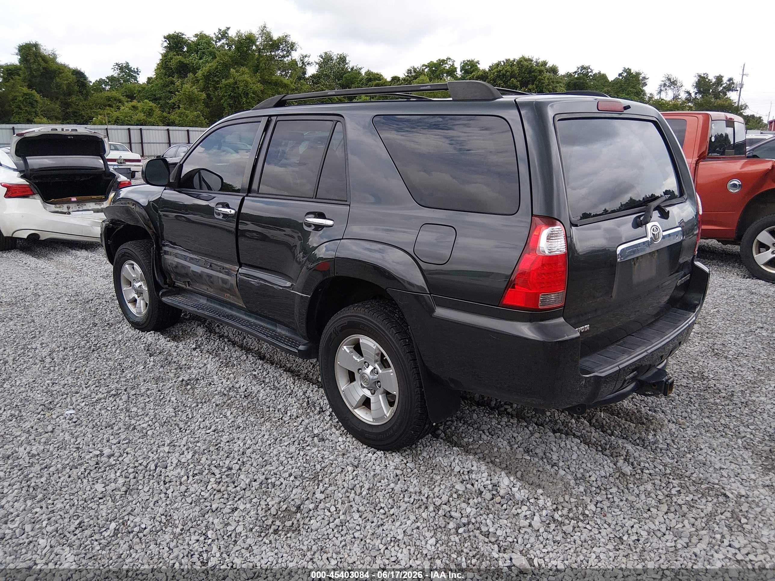 2007 Toyota 4runner Sr5 Gray vin: JTEZU14R578090943
