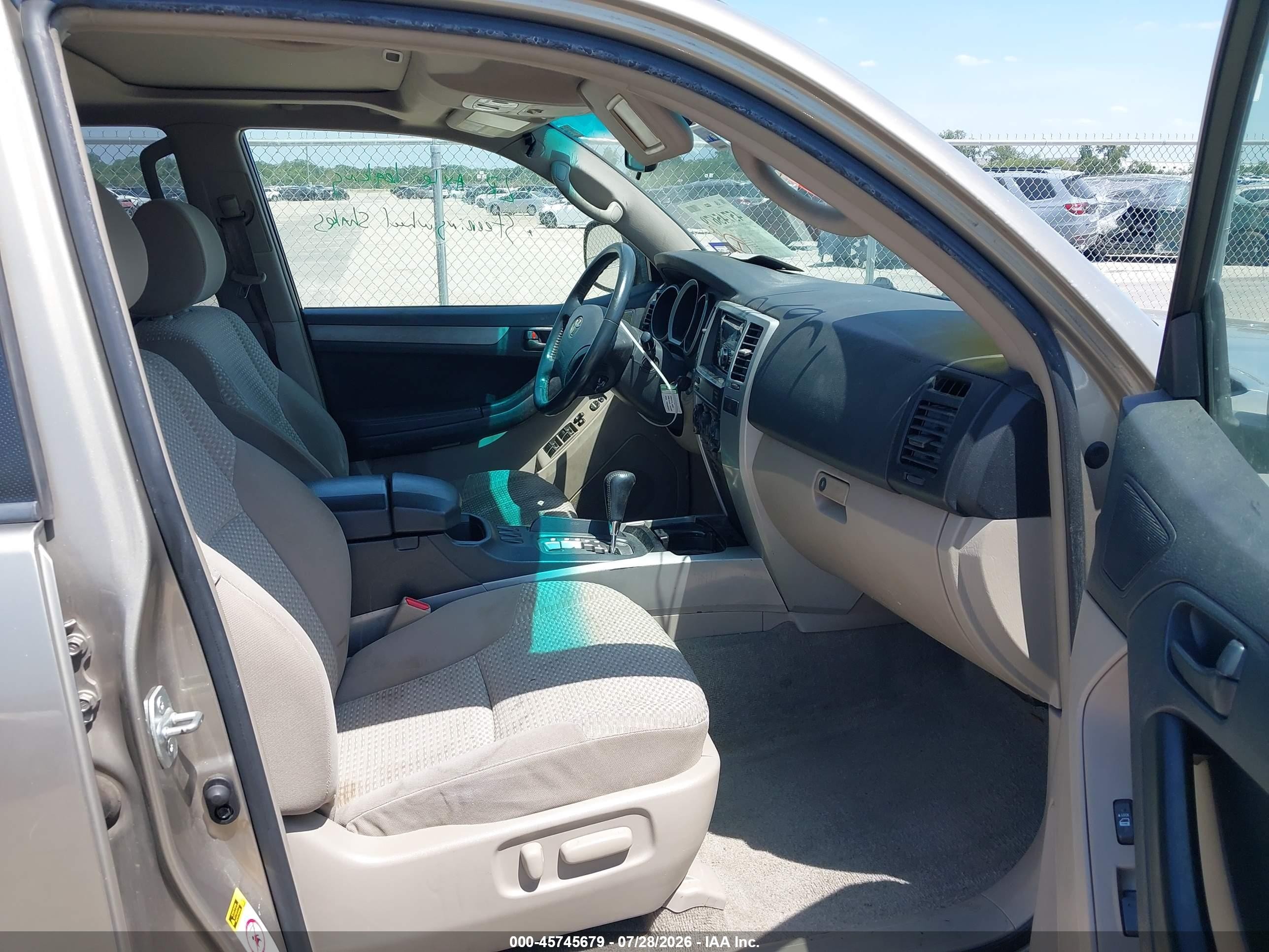 2008 Toyota 4runner Sr5 V6 Gray vin: JTEZU14R58K013056