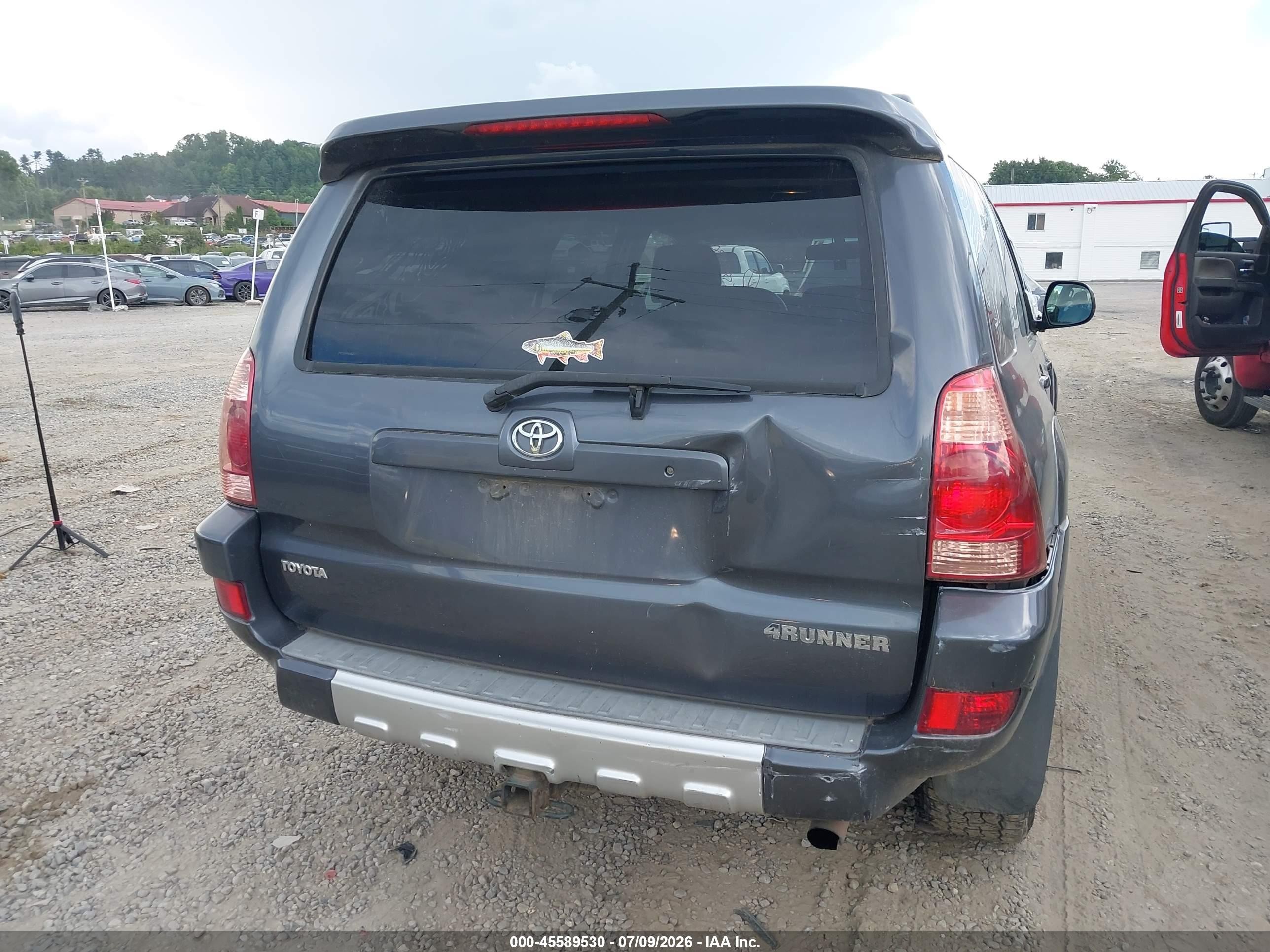 2004 Toyota 4runner Sr5 V6 Gray vin: JTEZU14R640031717