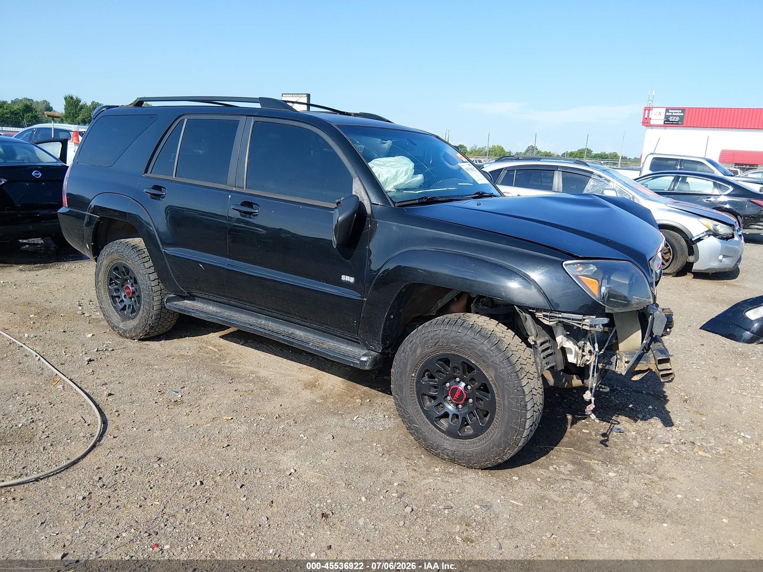 2004 Toyota 4runner Sr5 V6 Black vin: JTEZU14R640042152