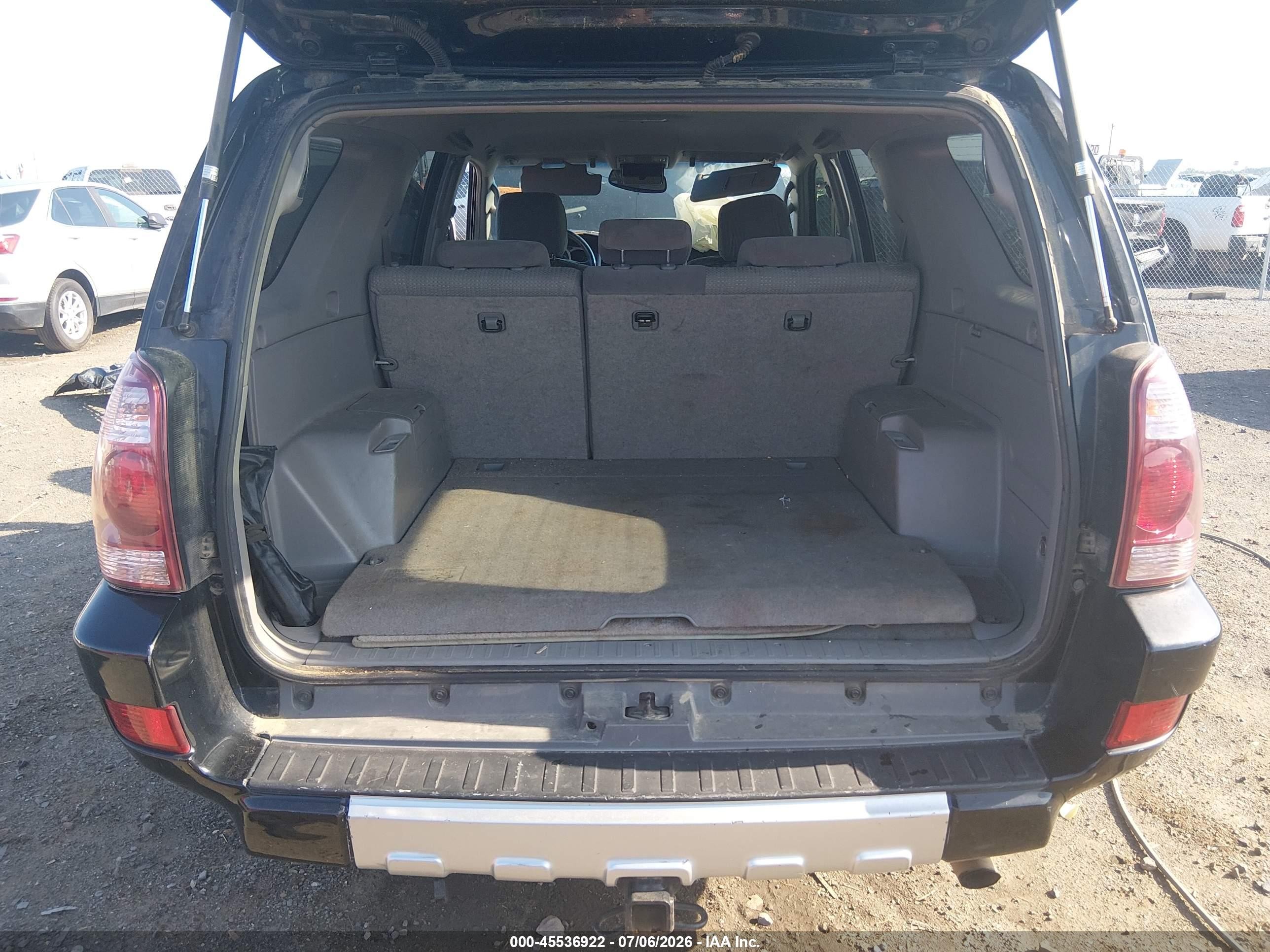 2004 Toyota 4runner Sr5 V6 Black vin: JTEZU14R640042152