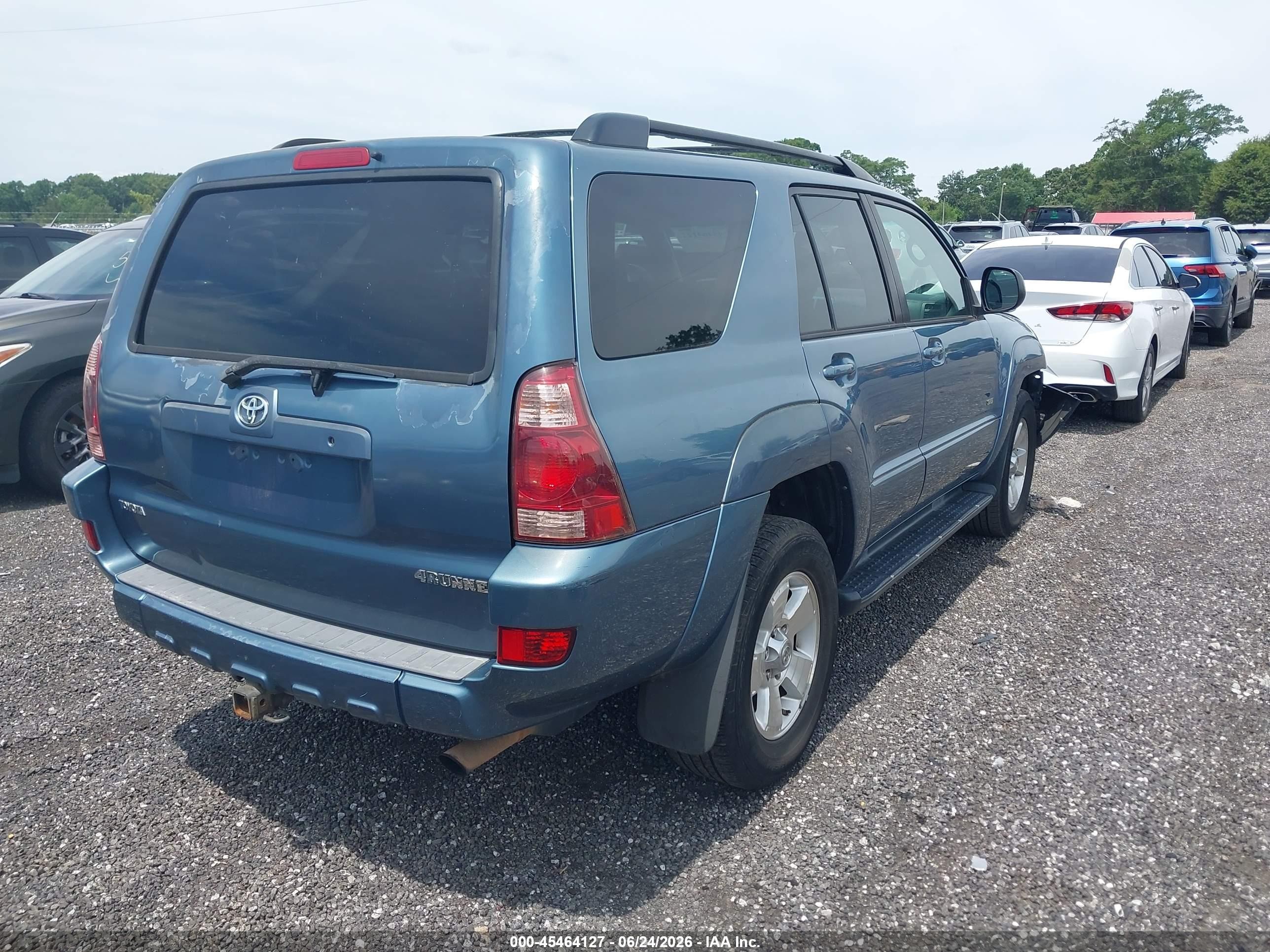2005 Toyota 4runner Sr5 V6 Light Blue vin: JTEZU14R650053752