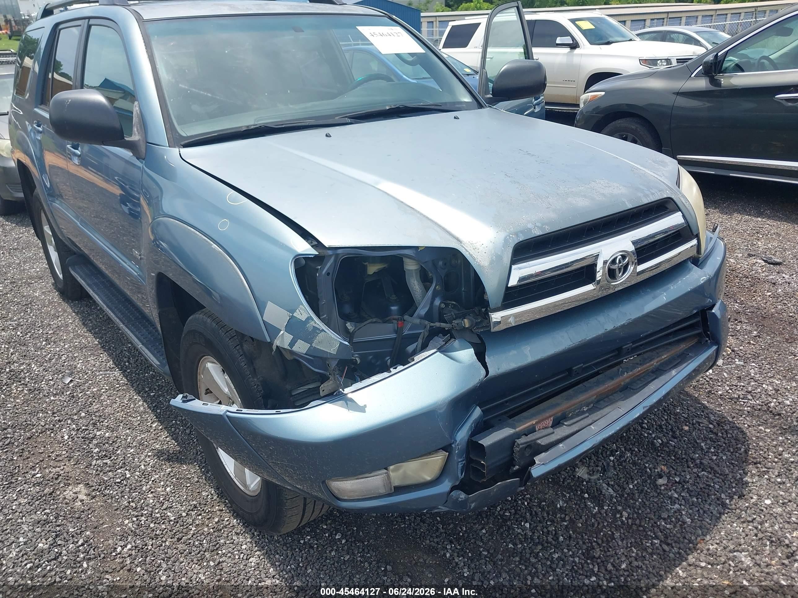 2005 Toyota 4runner Sr5 V6 Light Blue vin: JTEZU14R650053752