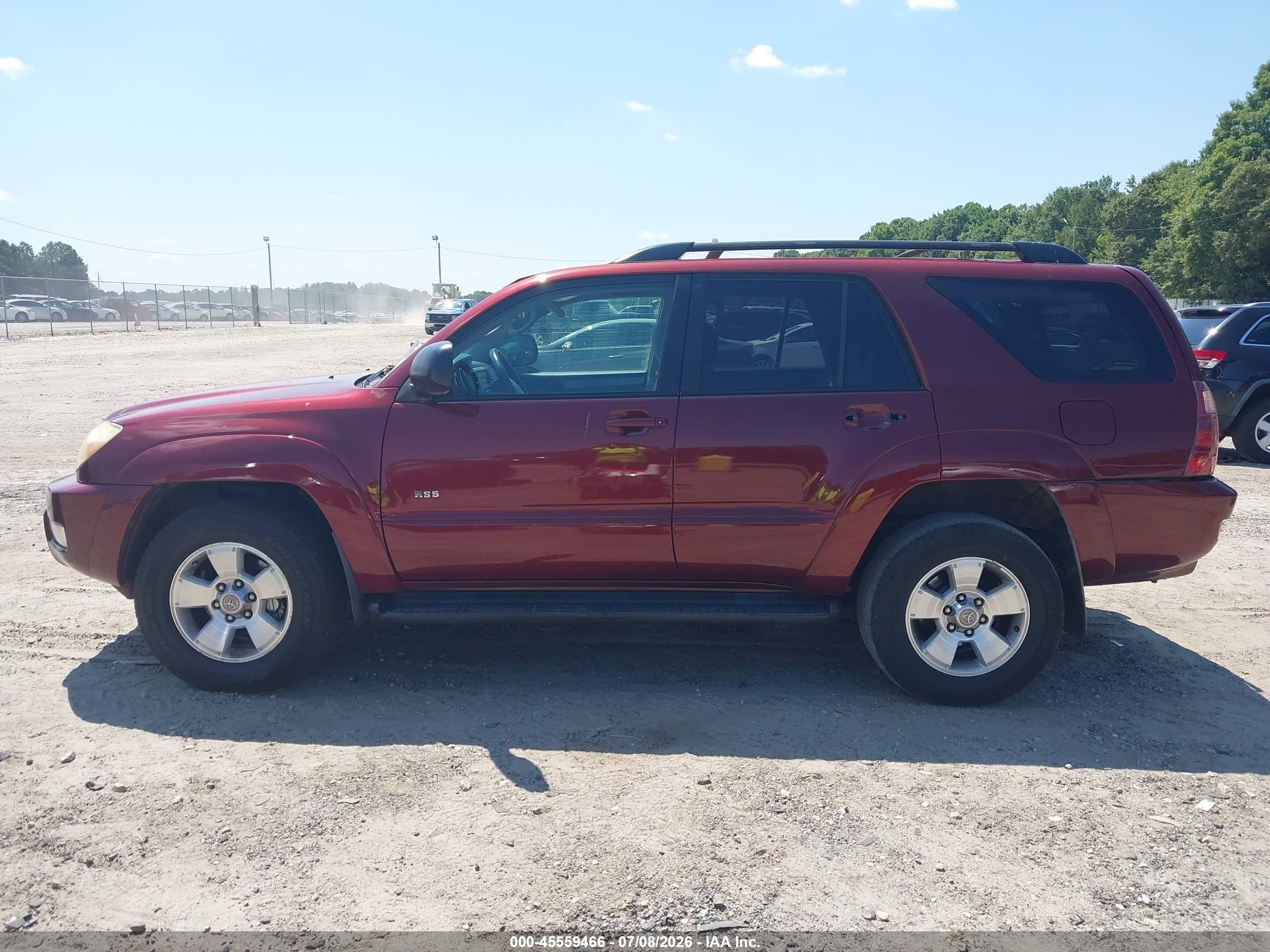 2005 Toyota 4runner Sr5 V6 Бордовый vin: JTEZU14R658037598