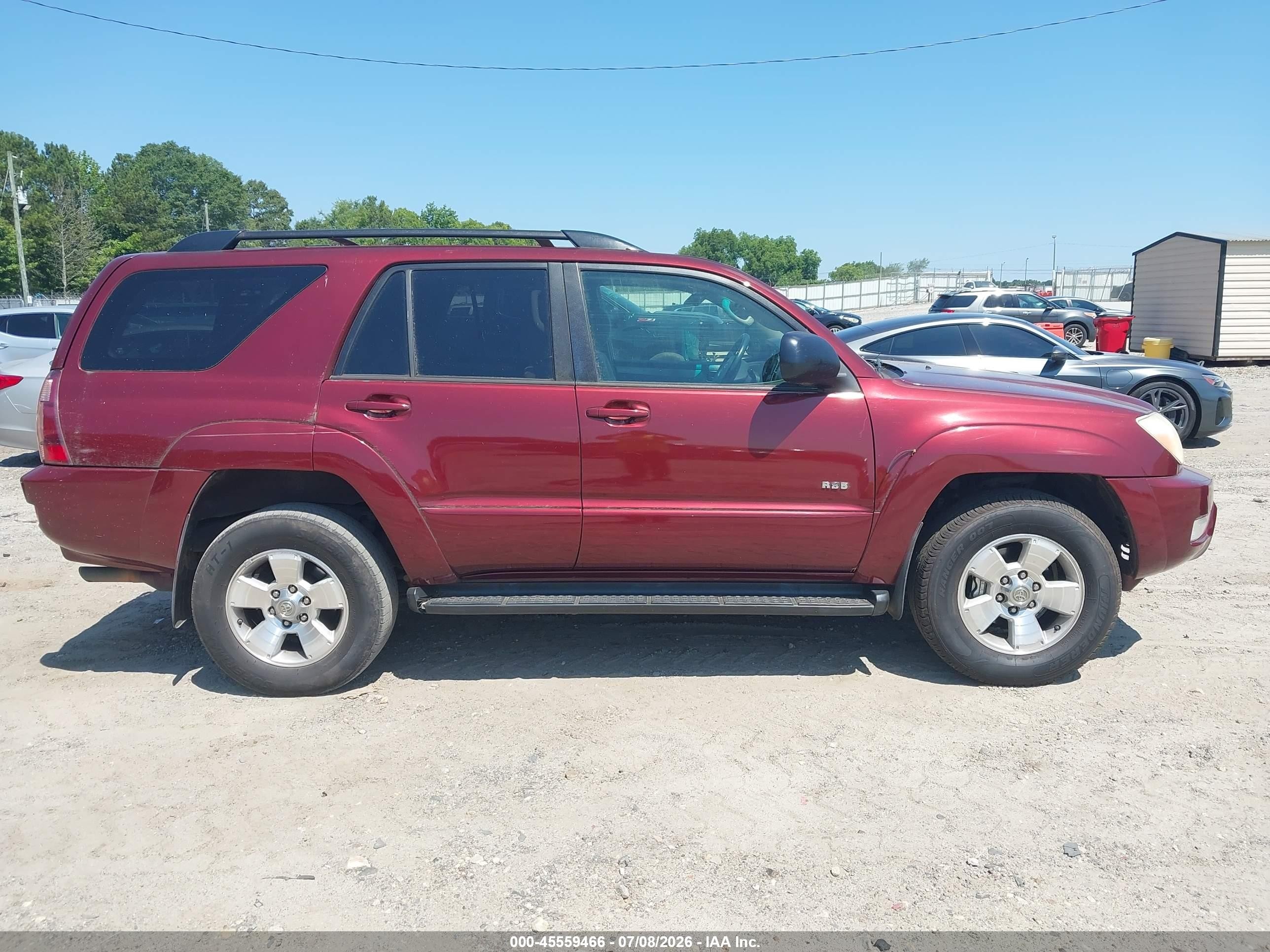 2005 Toyota 4runner Sr5 V6 Бордовый vin: JTEZU14R658037598
