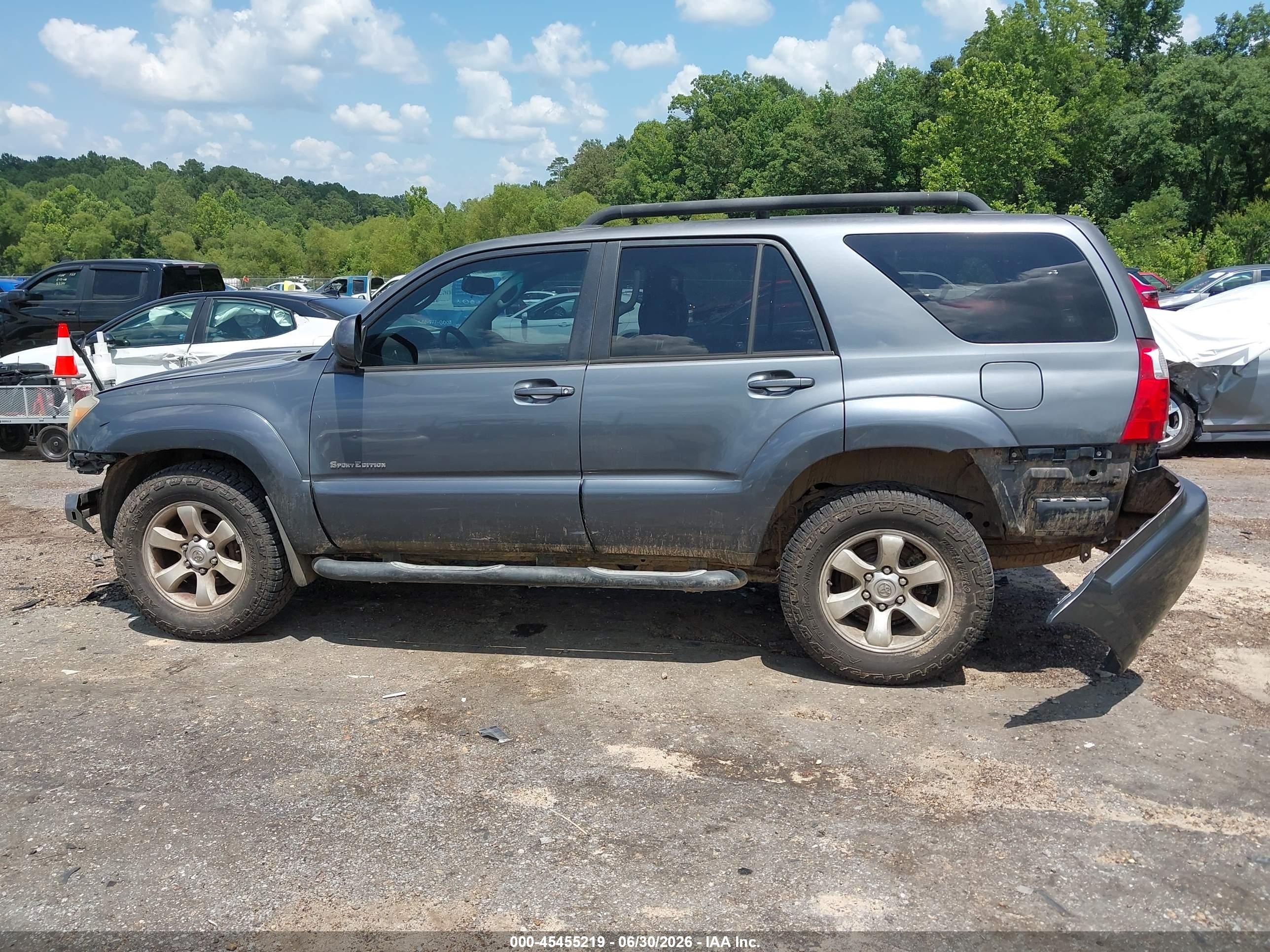 2006 Toyota 4runner Sr5 Sport V6 Серый vin: JTEZU14R660065255