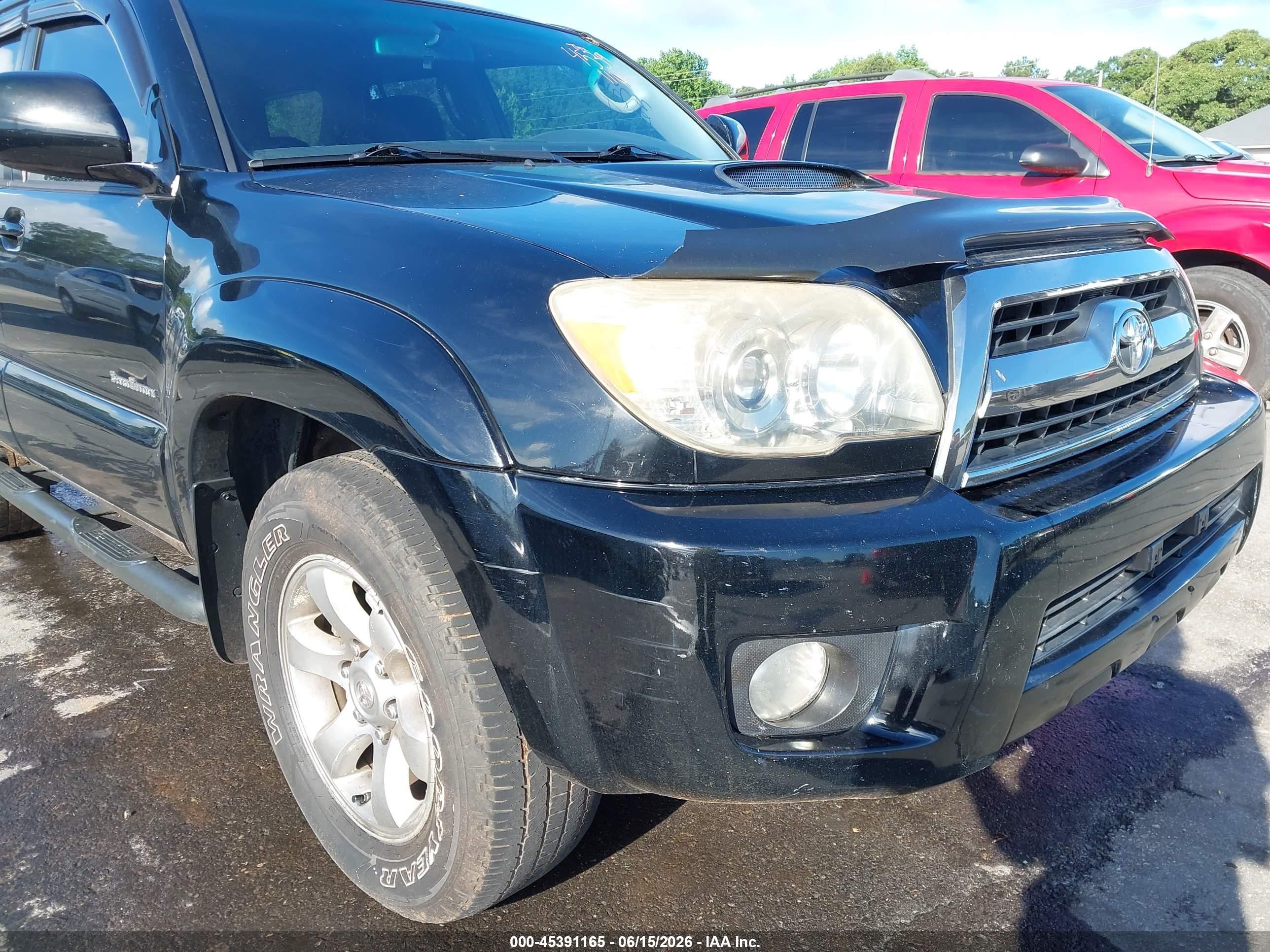 2006 Toyota 4runner Sr5 Sport V6 Black vin: JTEZU14R660076126