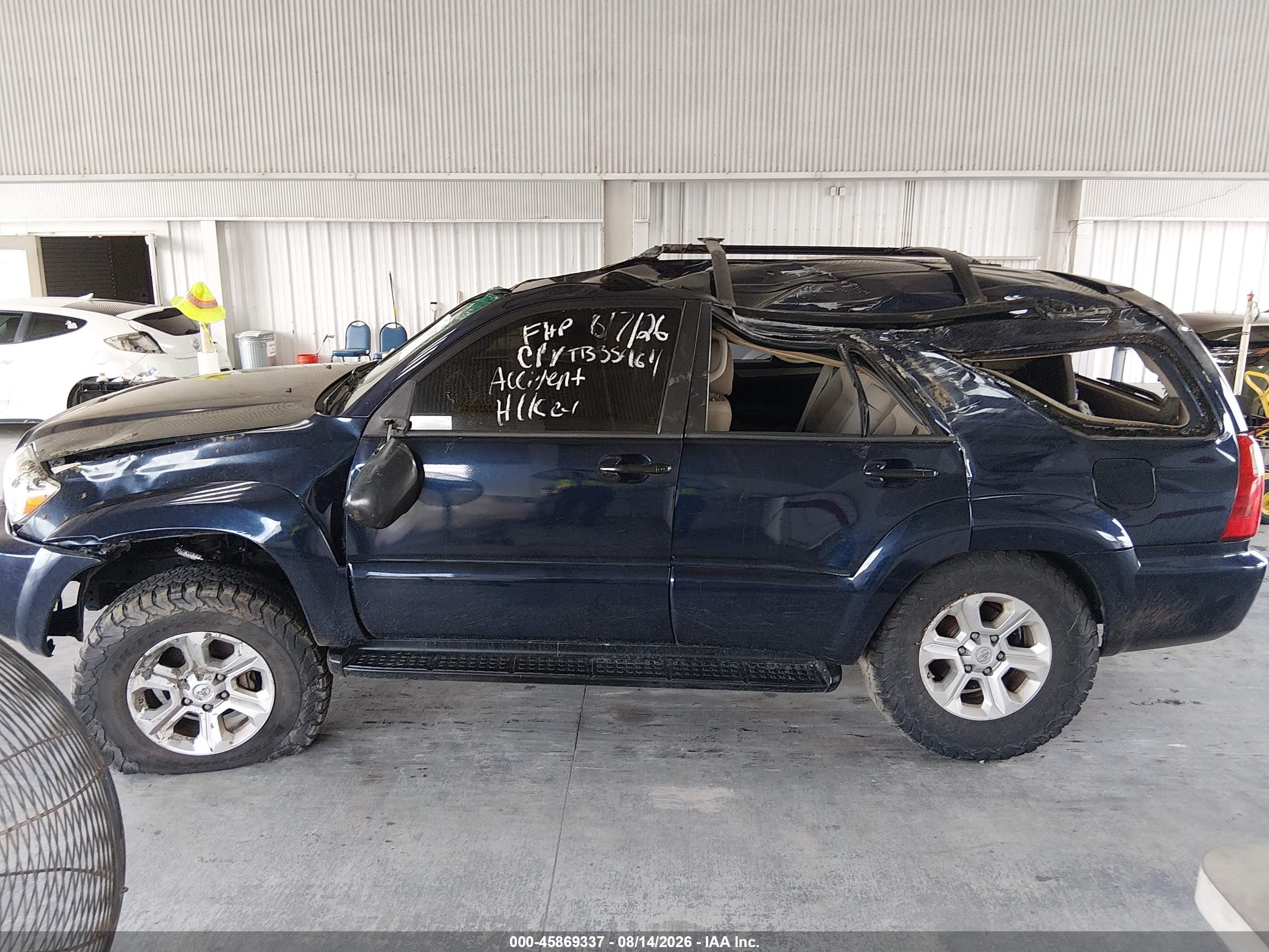 2007 Toyota 4runner Sr5 Синий vin: JTEZU14R670091291