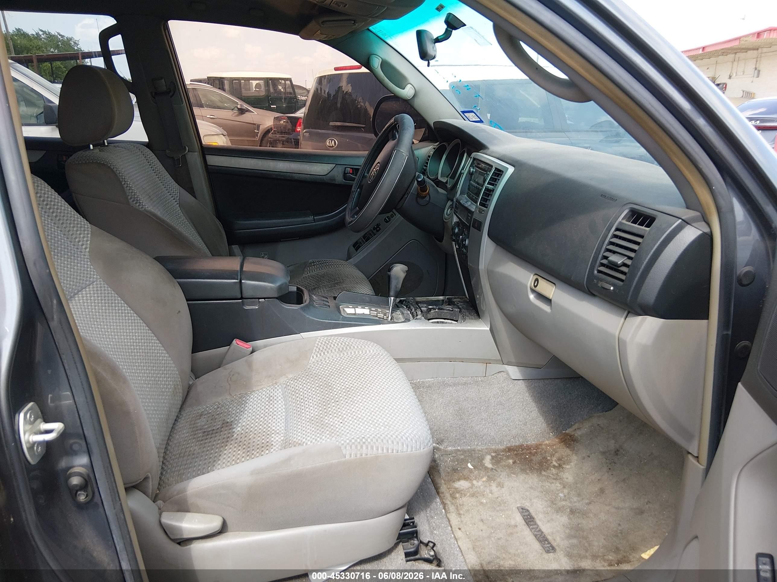 2007 Toyota 4runner Sr5 Серый vin: JTEZU14R670098290
